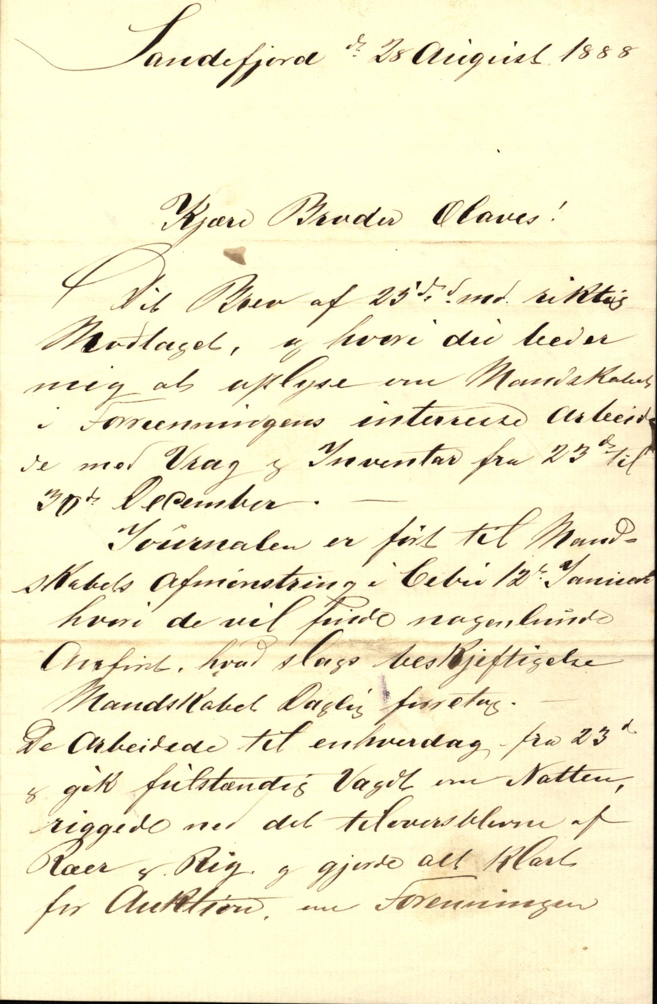 Pa 63 - Østlandske skibsassuranceforening, VEMU/A-1079/G/Ga/L0020/0003: Havaridokumenter / Anton, Diamant, Templar, Finn, Eliezer, Arctic, 1887, s. 40