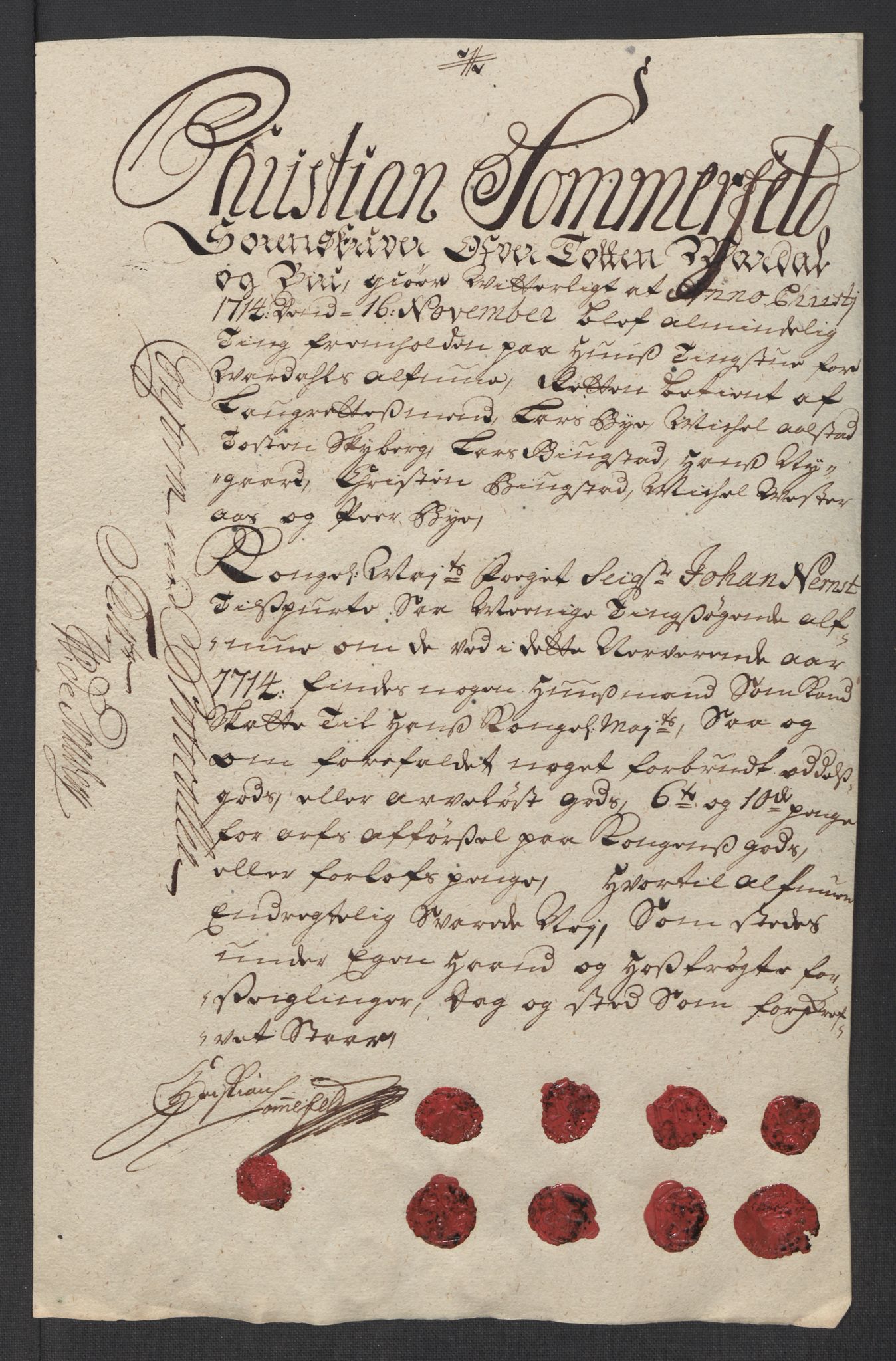 Rentekammeret inntil 1814, Reviderte regnskaper, Fogderegnskap, AV/RA-EA-4092/R18/L1313: Fogderegnskap Hadeland, Toten og Valdres, 1714, s. 13