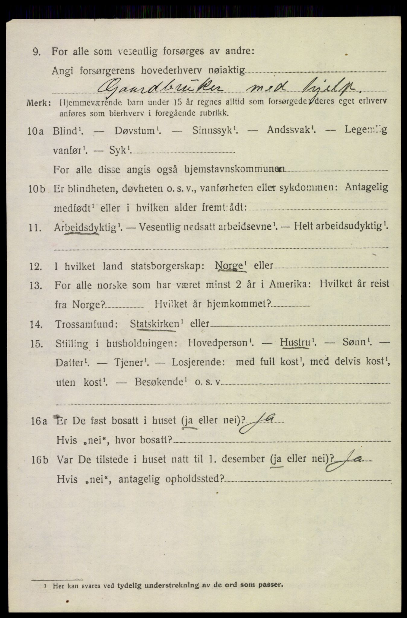 SAH, Folketelling 1920 for 0436 Tolga herred, 1920, s. 4664
