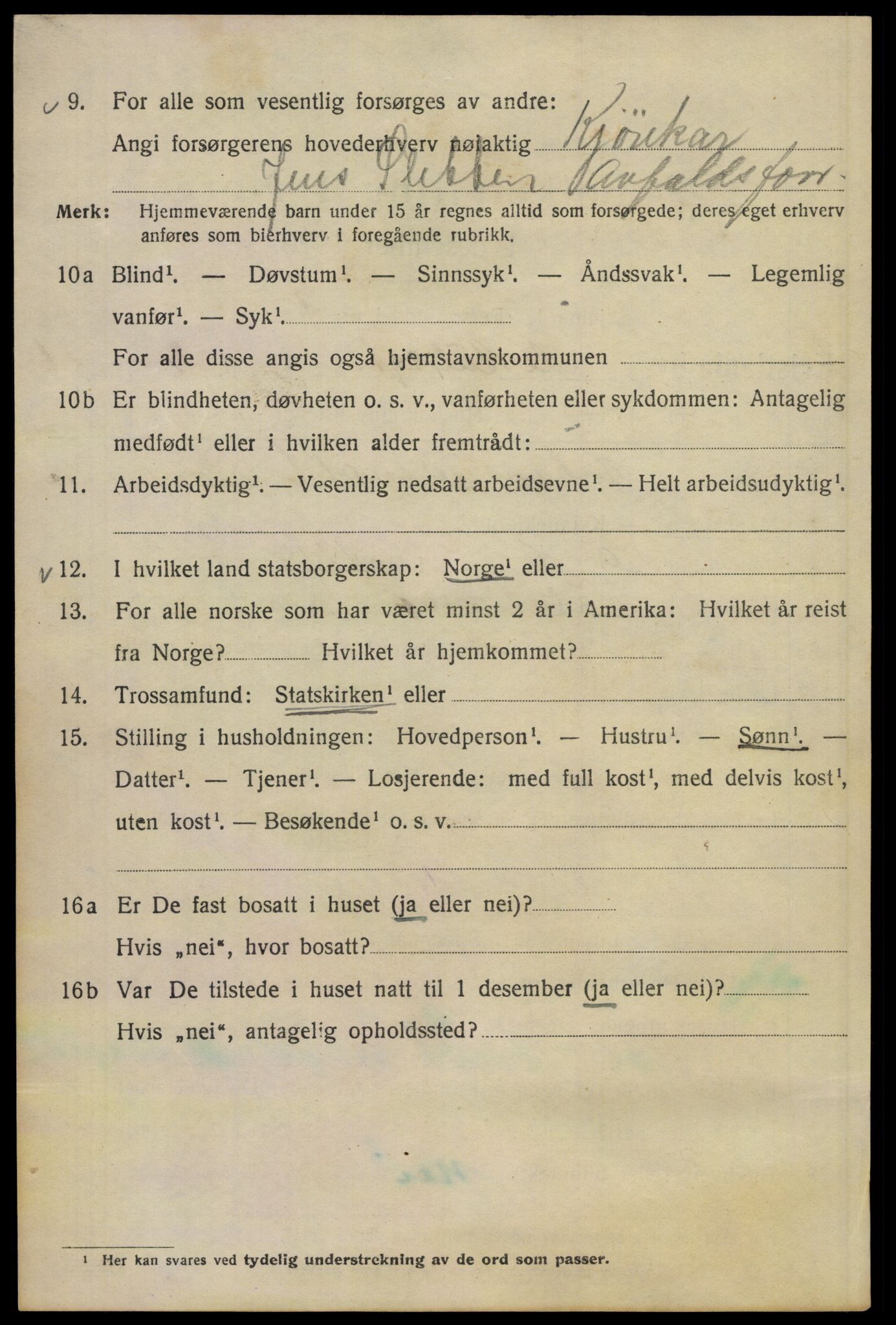 SAO, Folketelling 1920 for 0301 Kristiania kjøpstad, 1920, s. 432872