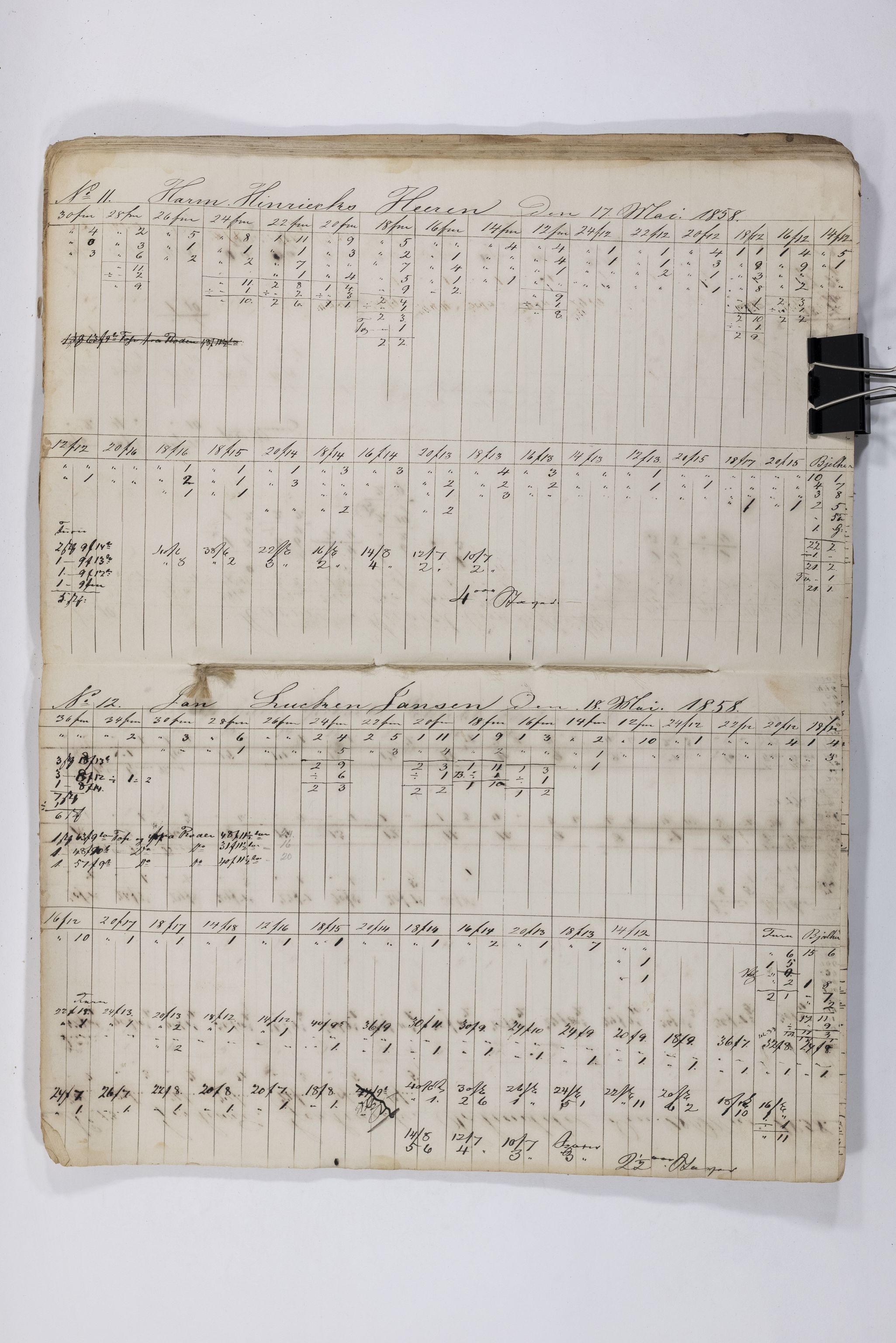 Blehr/ Kjellestad, TEMU/TGM-A-1212/E/Eb/L0008: Ladnings Liste, 1857-1859, s. 50