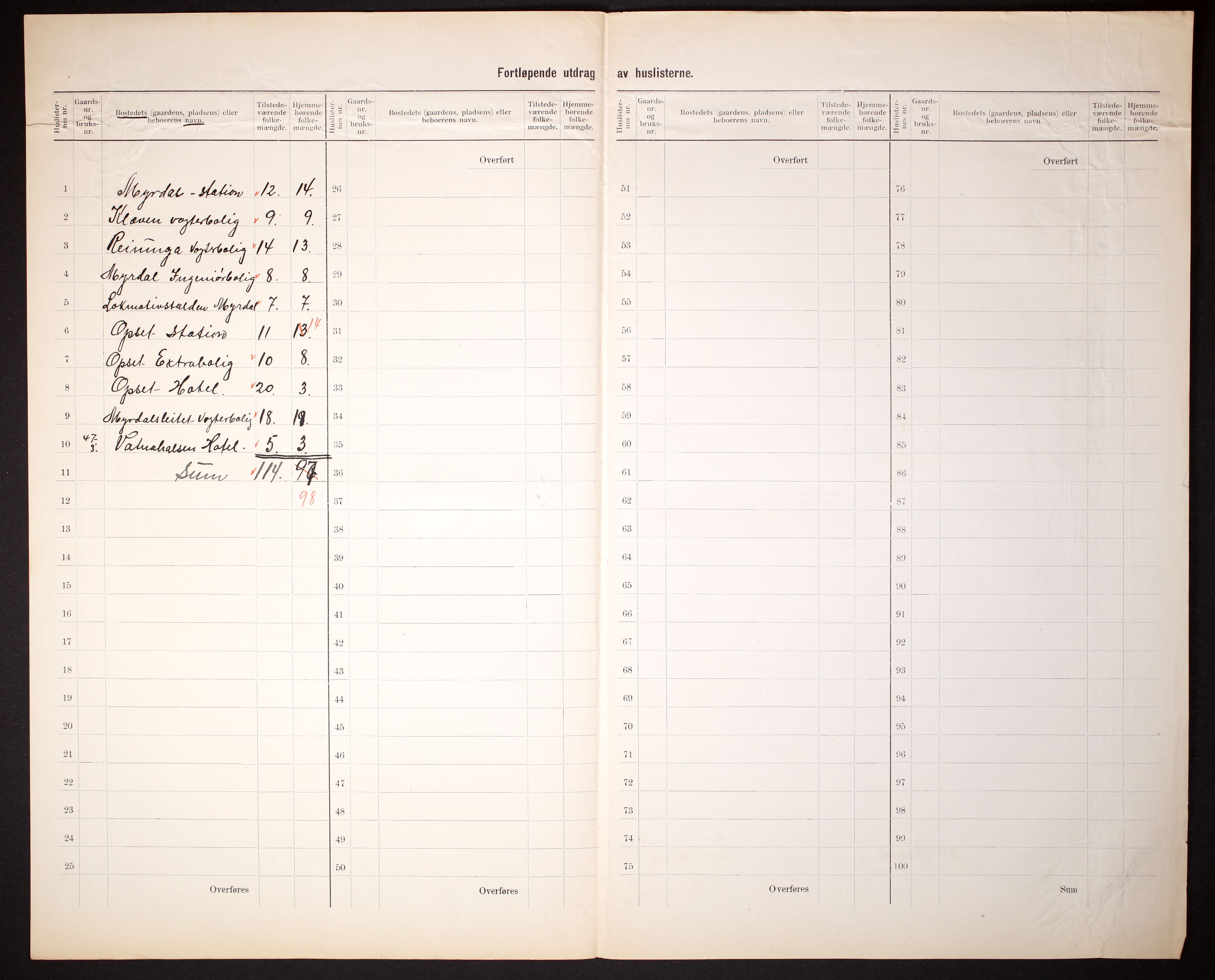 RA, Folketelling 1910 for 1421 Aurland herred, 1910, s. 29