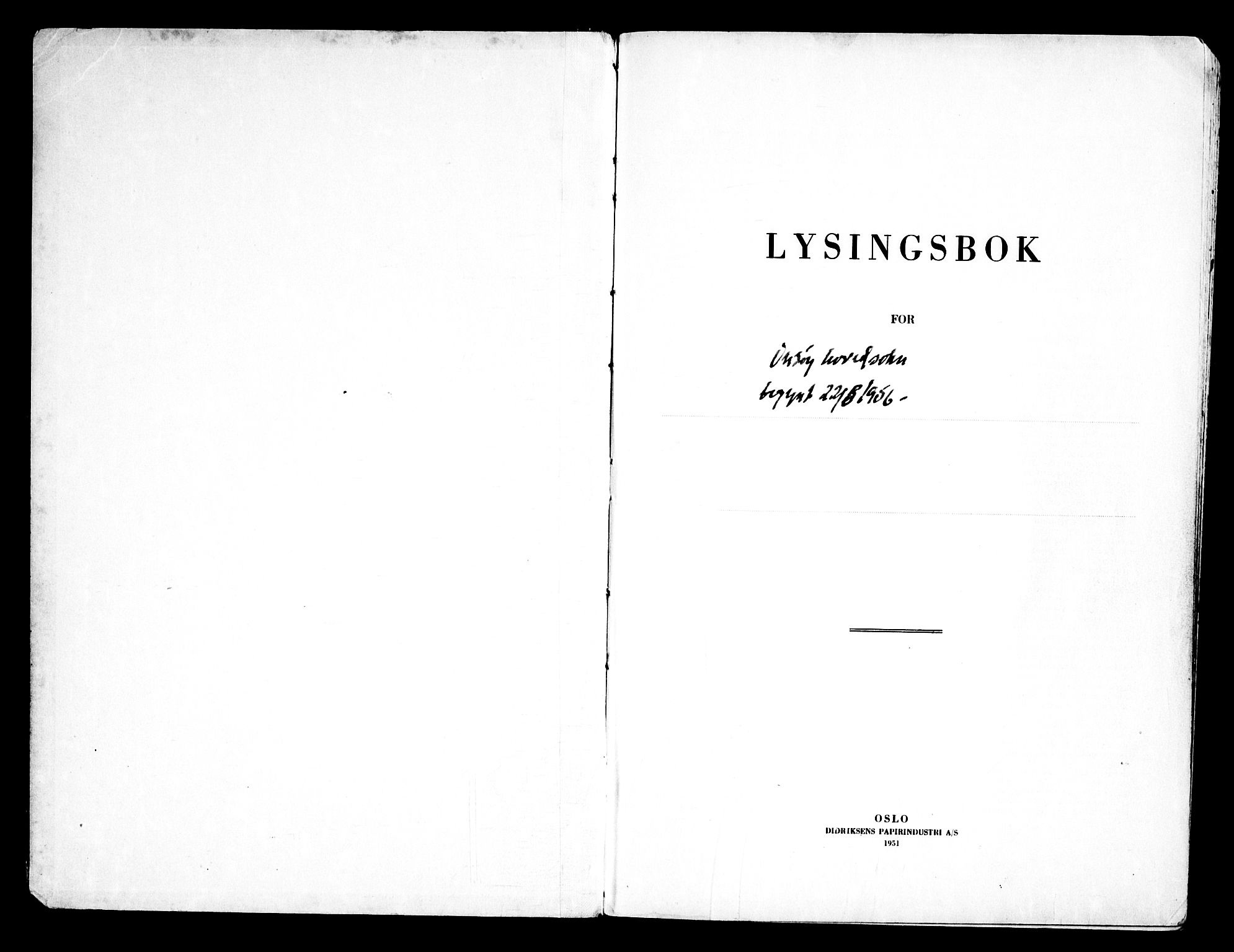 Onsøy prestekontor Kirkebøker, AV/SAO-A-10914/H/Ha/L0002: Lysningsprotokoll nr. I 2, 1956-1969