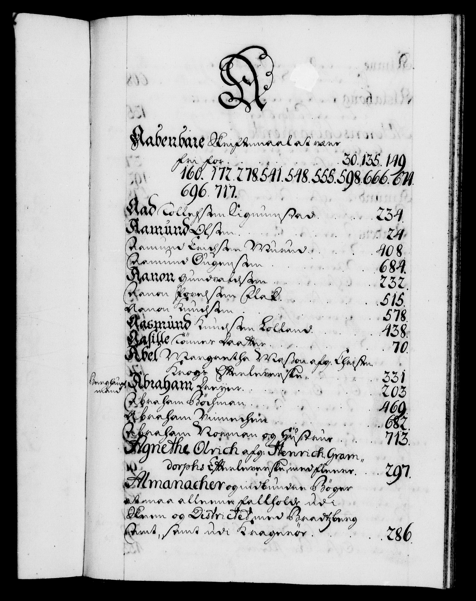 Danske Kanselli 1572-1799, RA/EA-3023/F/Fc/Fca/Fcaa/L0027: Norske registre, 1730-1732