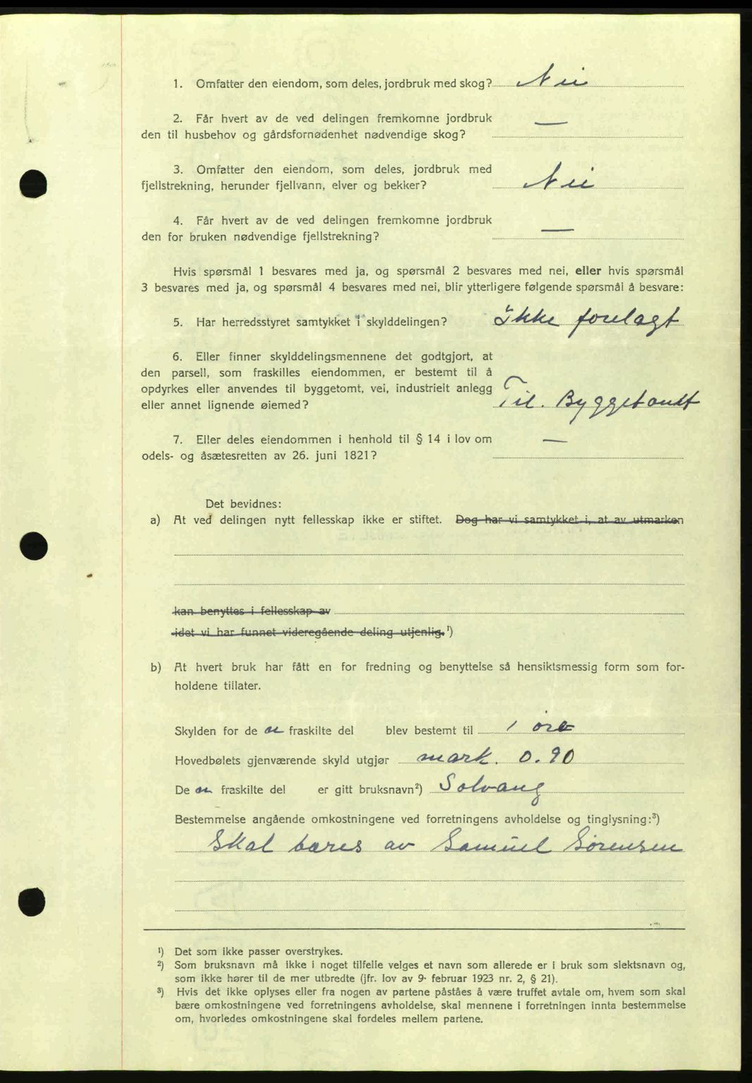 Hitra sorenskriveri, AV/SAT-A-0018/2/2C/2Ca: Pantebok nr. A2, 1943-1945, Dagboknr: 444/1944