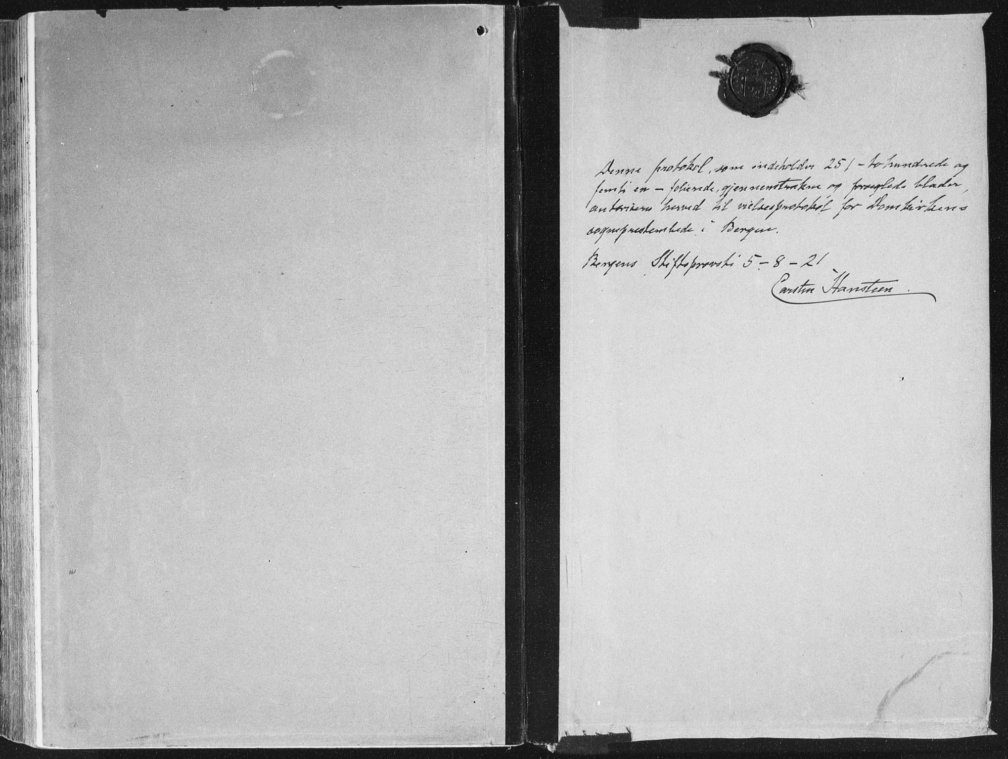Domkirken sokneprestembete, AV/SAB-A-74801/H/Haa/L0039: Ministerialbok nr. D 6, 1921-1937