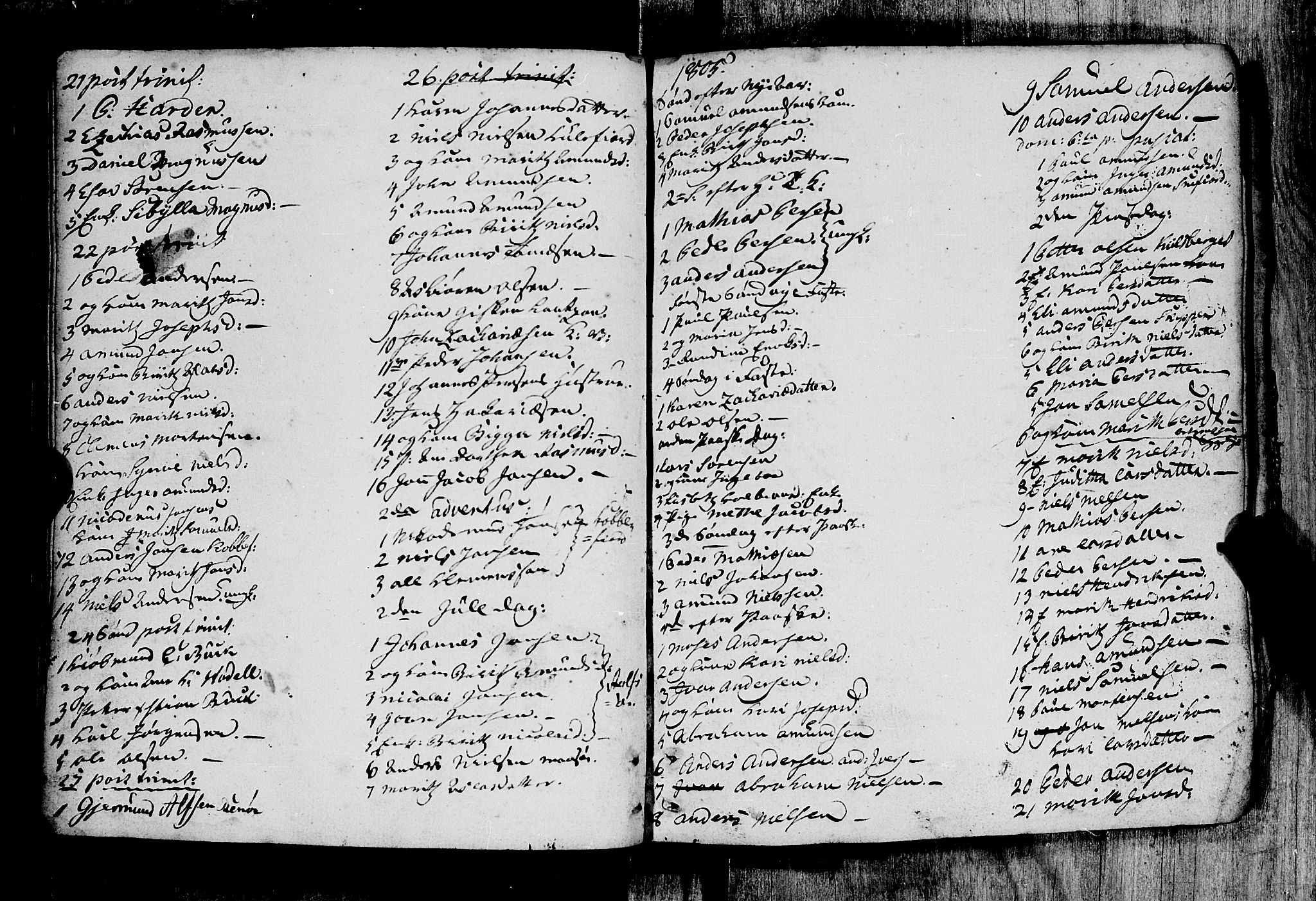 Måsøy sokneprestkontor, AV/SATØ-S-1348/B/L0026: Kommunikantprotokoll nr. 26 (1), 1749-1804