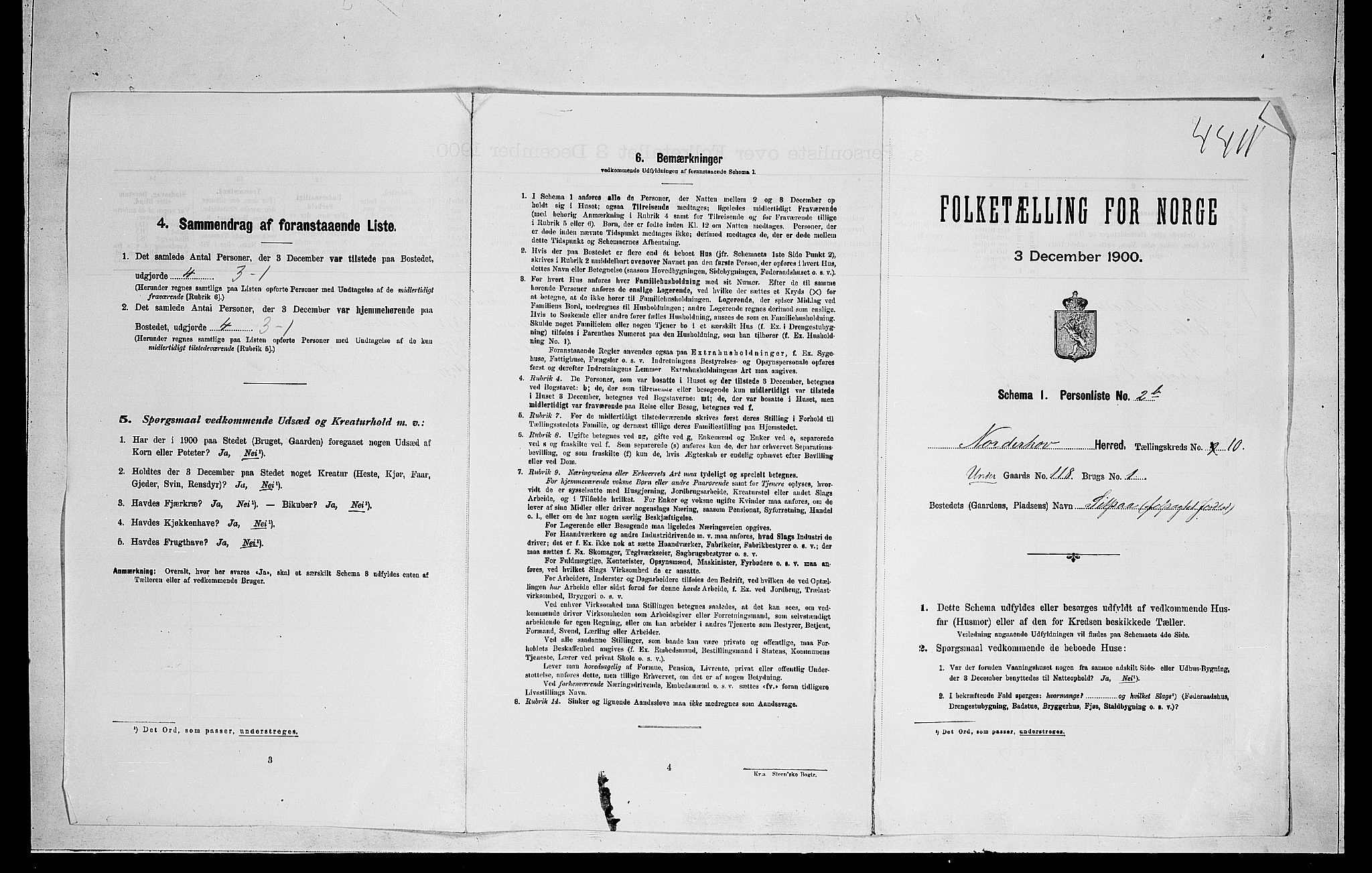 RA, Folketelling 1900 for 0613 Norderhov herred, 1900, s. 2293