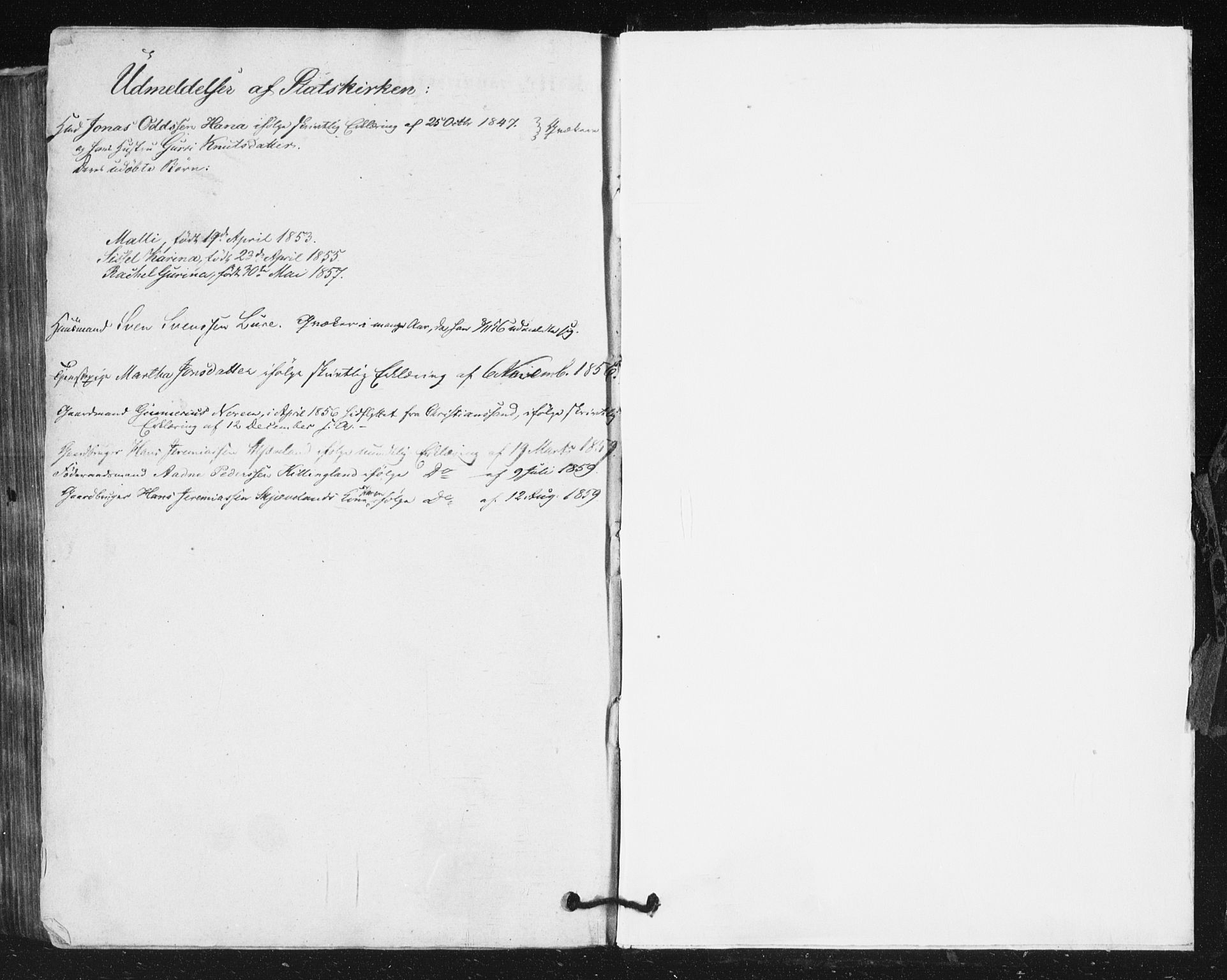 Høyland sokneprestkontor, AV/SAST-A-101799/001/30BA/L0008: Ministerialbok nr. A 8, 1841-1856