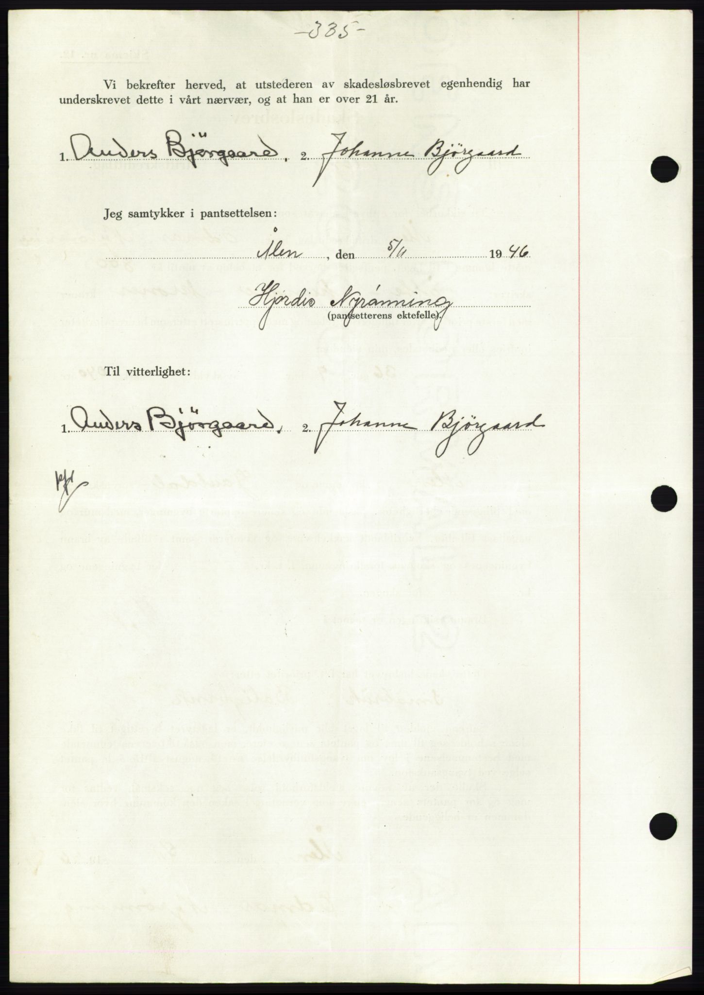 Gauldal sorenskriveri, SAT/A-0014/1/2/2C: Pantebok nr. B, 1946-1949, Tingl.dato: 19.11.1946