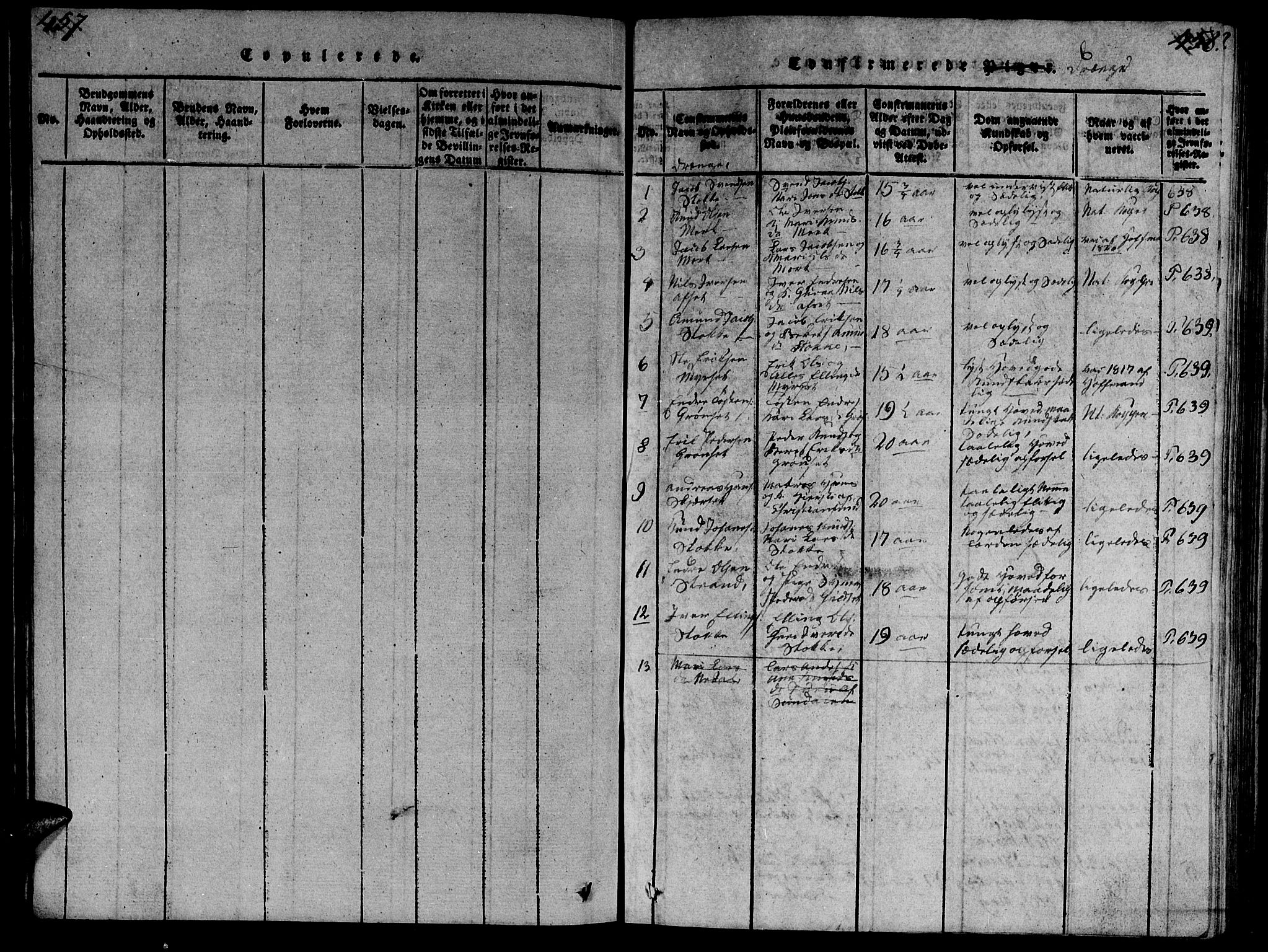 Ministerialprotokoller, klokkerbøker og fødselsregistre - Møre og Romsdal, AV/SAT-A-1454/568/L0811: Klokkerbok nr. 568C01, 1819-1828, s. 457-458