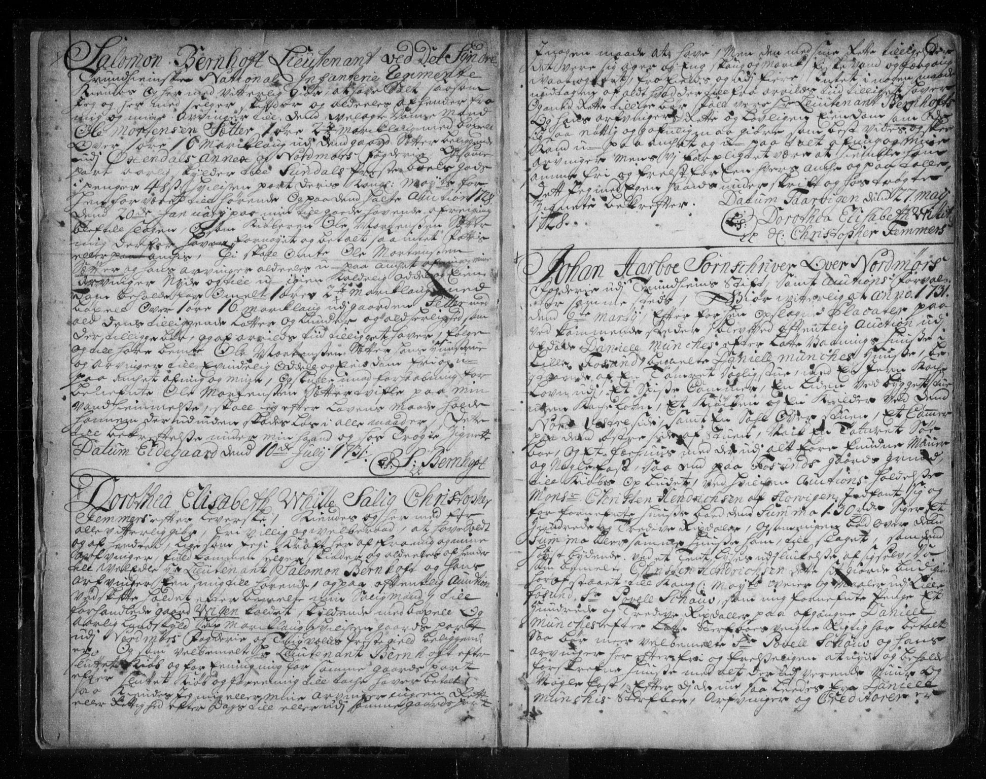 Nordmøre sorenskriveri, SAT/A-4132/1/2/2Ca/L0003: Pantebok nr. 1a, 1731-1740, s. 6