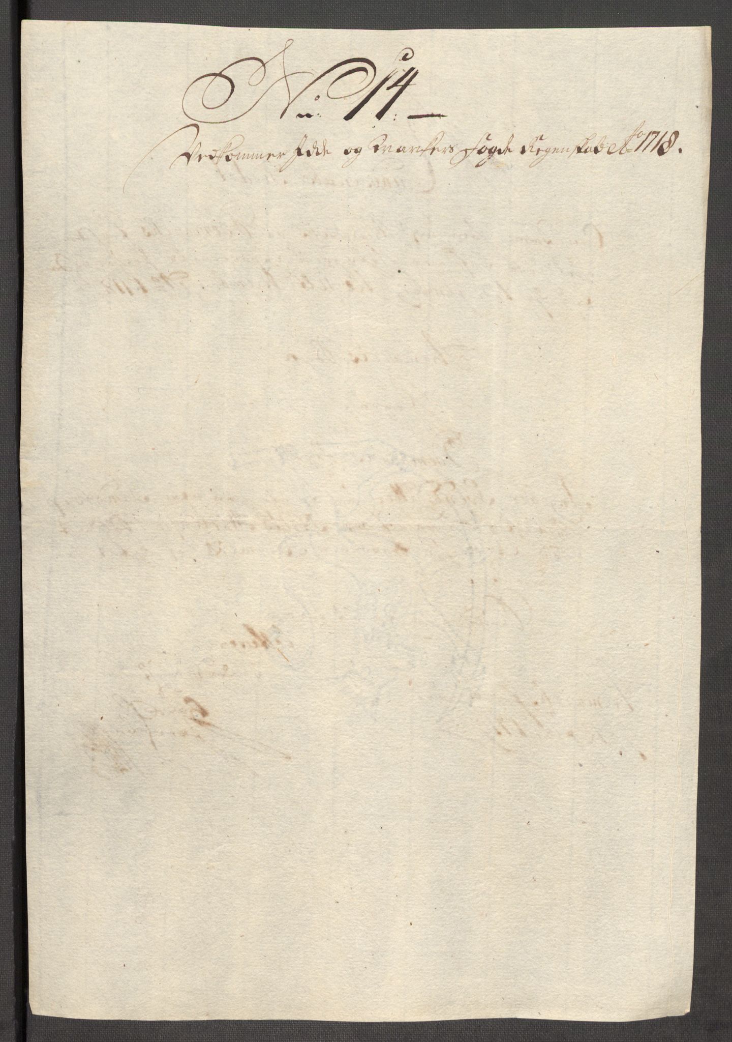 Rentekammeret inntil 1814, Reviderte regnskaper, Fogderegnskap, AV/RA-EA-4092/R01/L0024: Fogderegnskap Idd og Marker, 1717-1718, s. 281