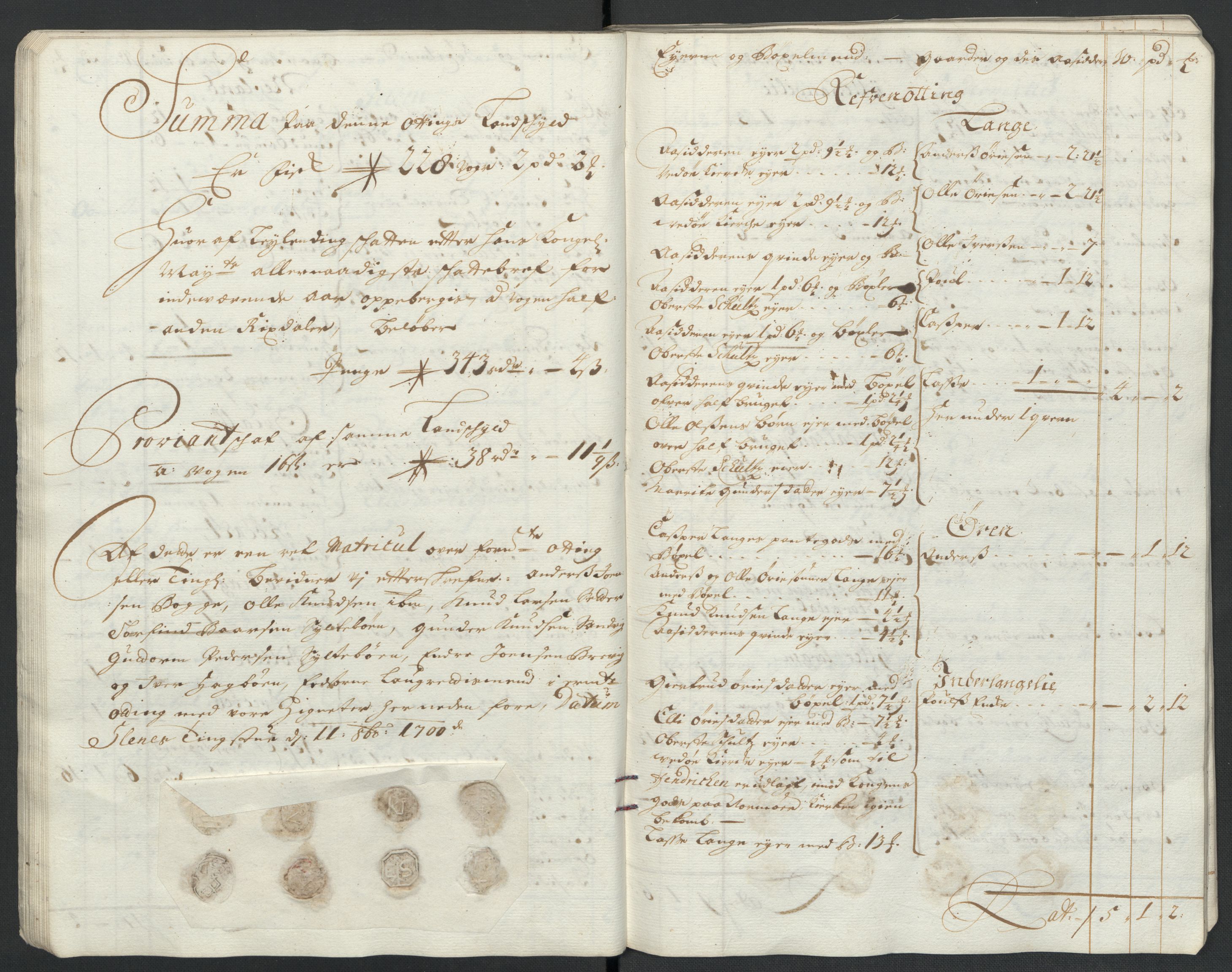 Rentekammeret inntil 1814, Reviderte regnskaper, Fogderegnskap, RA/EA-4092/R55/L3654: Fogderegnskap Romsdal, 1699-1700, s. 229