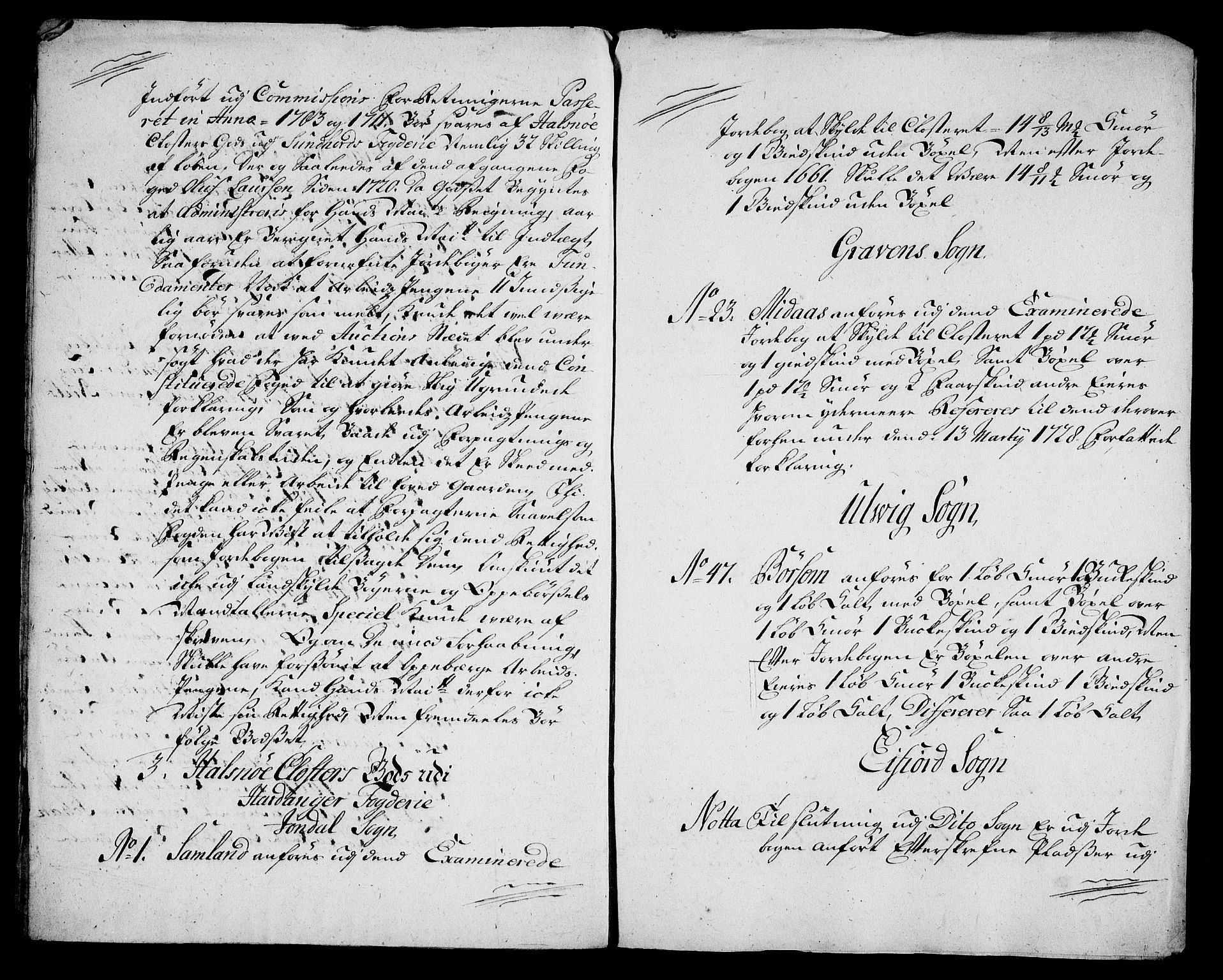 Rentekammeret inntil 1814, Realistisk ordnet avdeling, RA/EA-4070/On/L0005: [Jj 6]: Forskjellige dokumenter om Halsnøy klosters gods, 1697-1770, s. 517