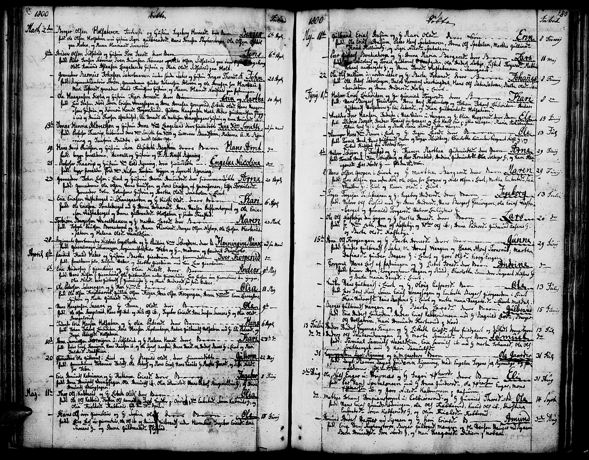 Vinger prestekontor, AV/SAH-PREST-024/H/Ha/Haa/L0005: Ministerialbok nr. 5, 1772-1813, s. 80