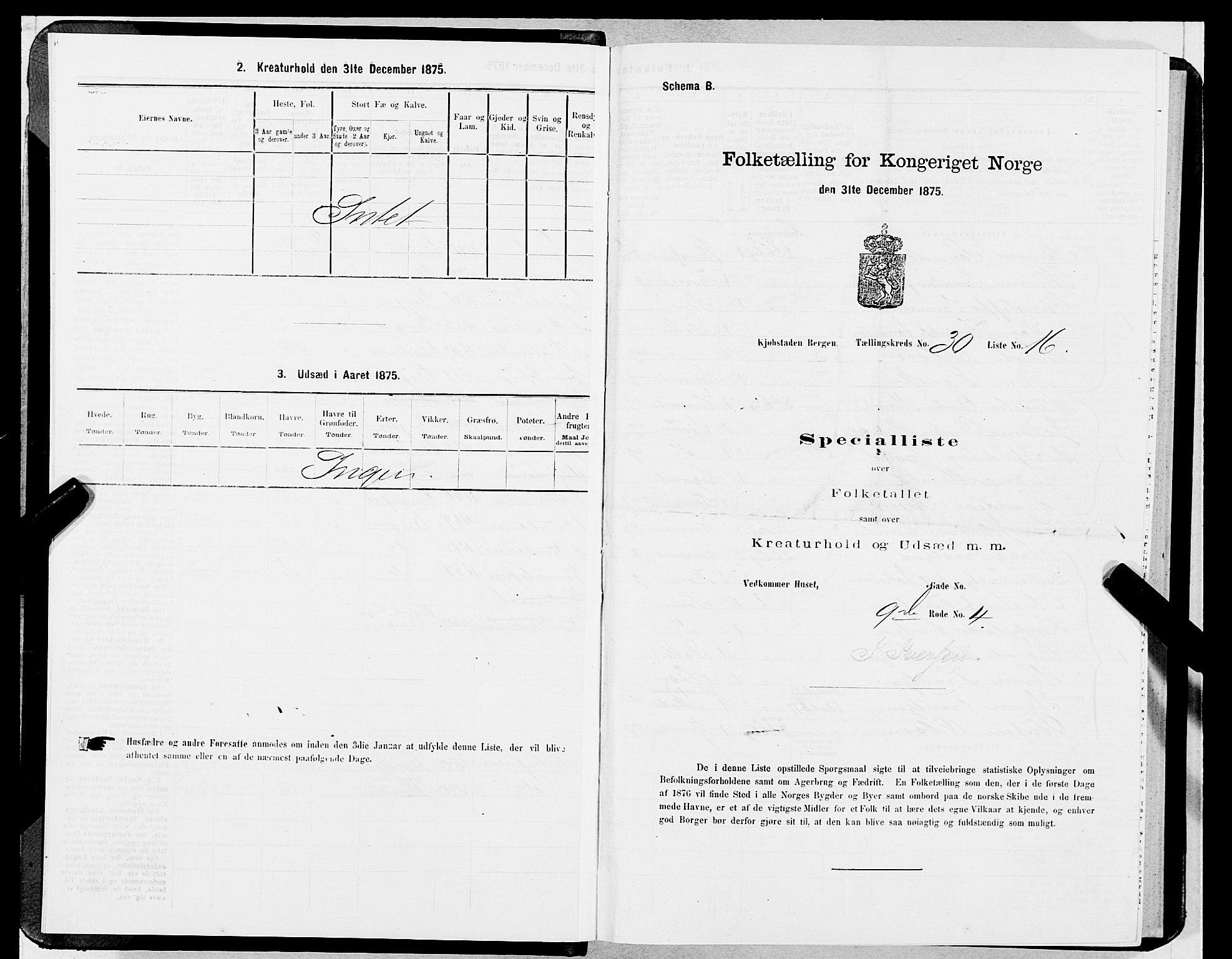 SAB, Folketelling 1875 for 1301 Bergen kjøpstad, 1875, s. 1549