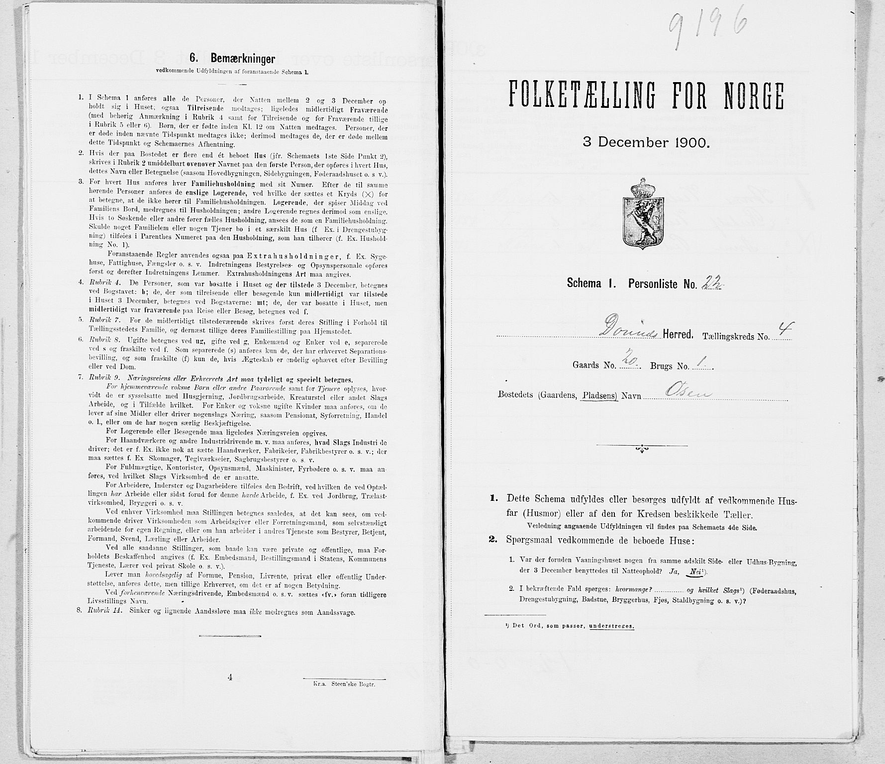 SAT, Folketelling 1900 for 1827 Dønnes herred, 1900, s. 605
