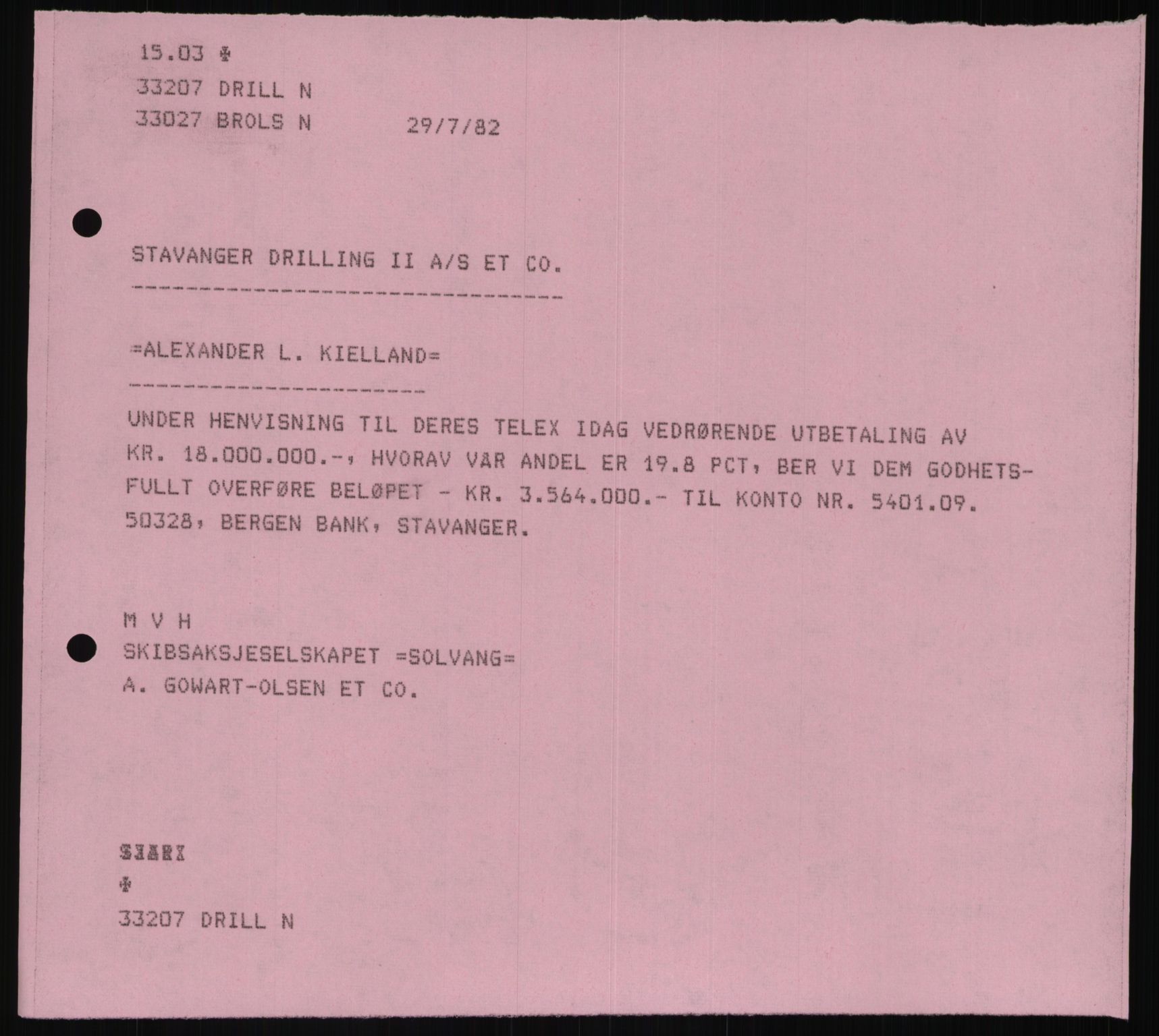 Pa 1503 - Stavanger Drilling AS, SAST/A-101906/D/L0006: Korrespondanse og saksdokumenter, 1974-1984, s. 411