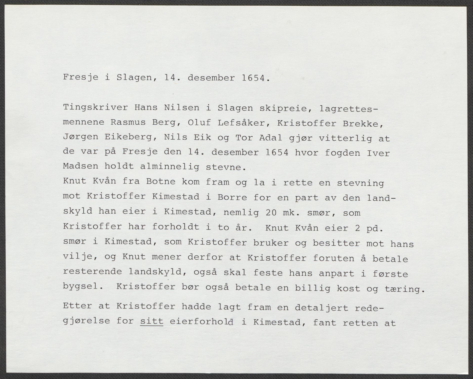 Riksarkivets diplomsamling, RA/EA-5965/F15/L0024: Prestearkiv - Vestfold, 1619-1681, s. 149