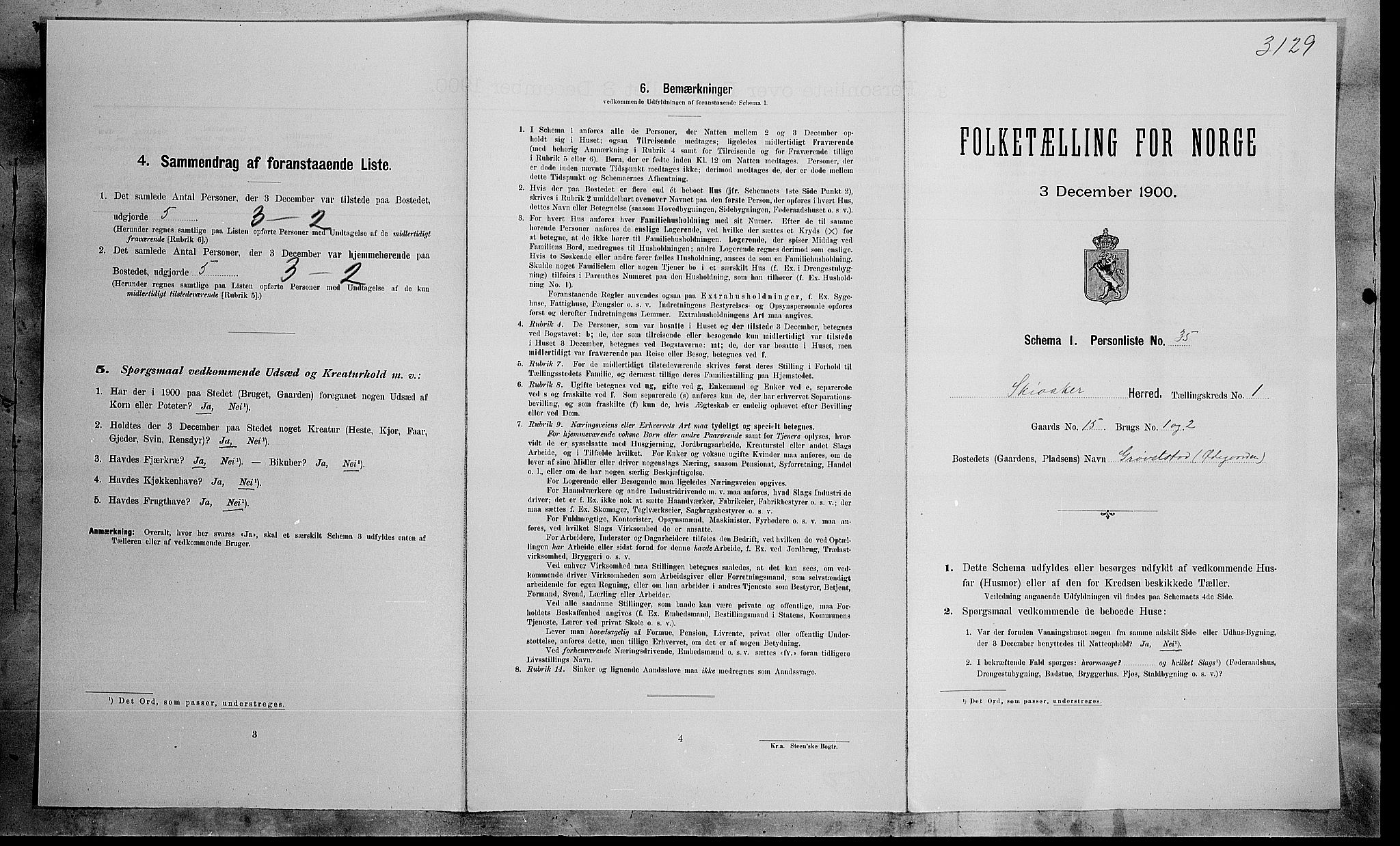 SAH, Folketelling 1900 for 0513 Skjåk herred, 1900, s. 104