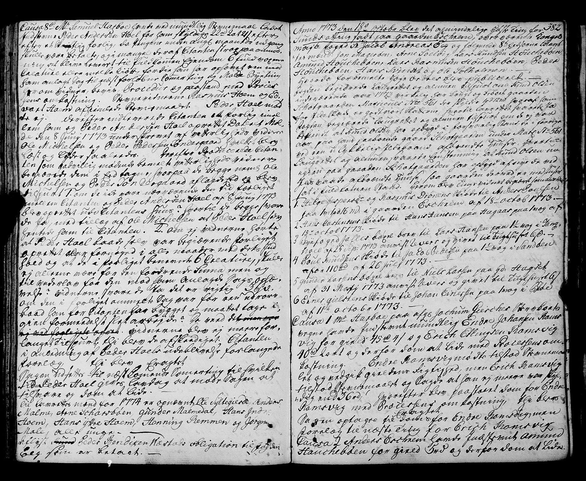 Romsdal sorenskriveri, SAT/A-4149/1/1/1A/L0015: Tingbok, 1765-1775, s. 381b-382a