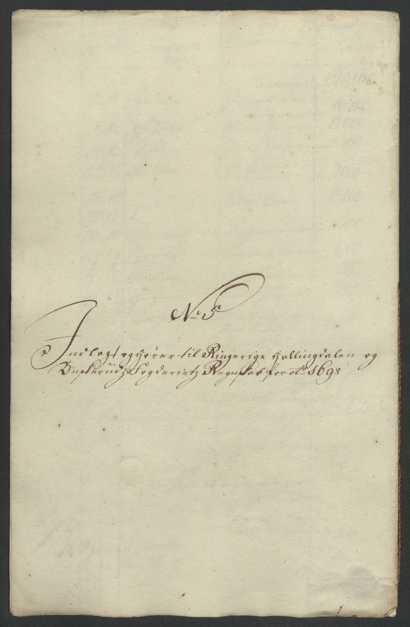 Rentekammeret inntil 1814, Reviderte regnskaper, Fogderegnskap, RA/EA-4092/R22/L1455: Fogderegnskap Ringerike, Hallingdal og Buskerud, 1698, s. 241