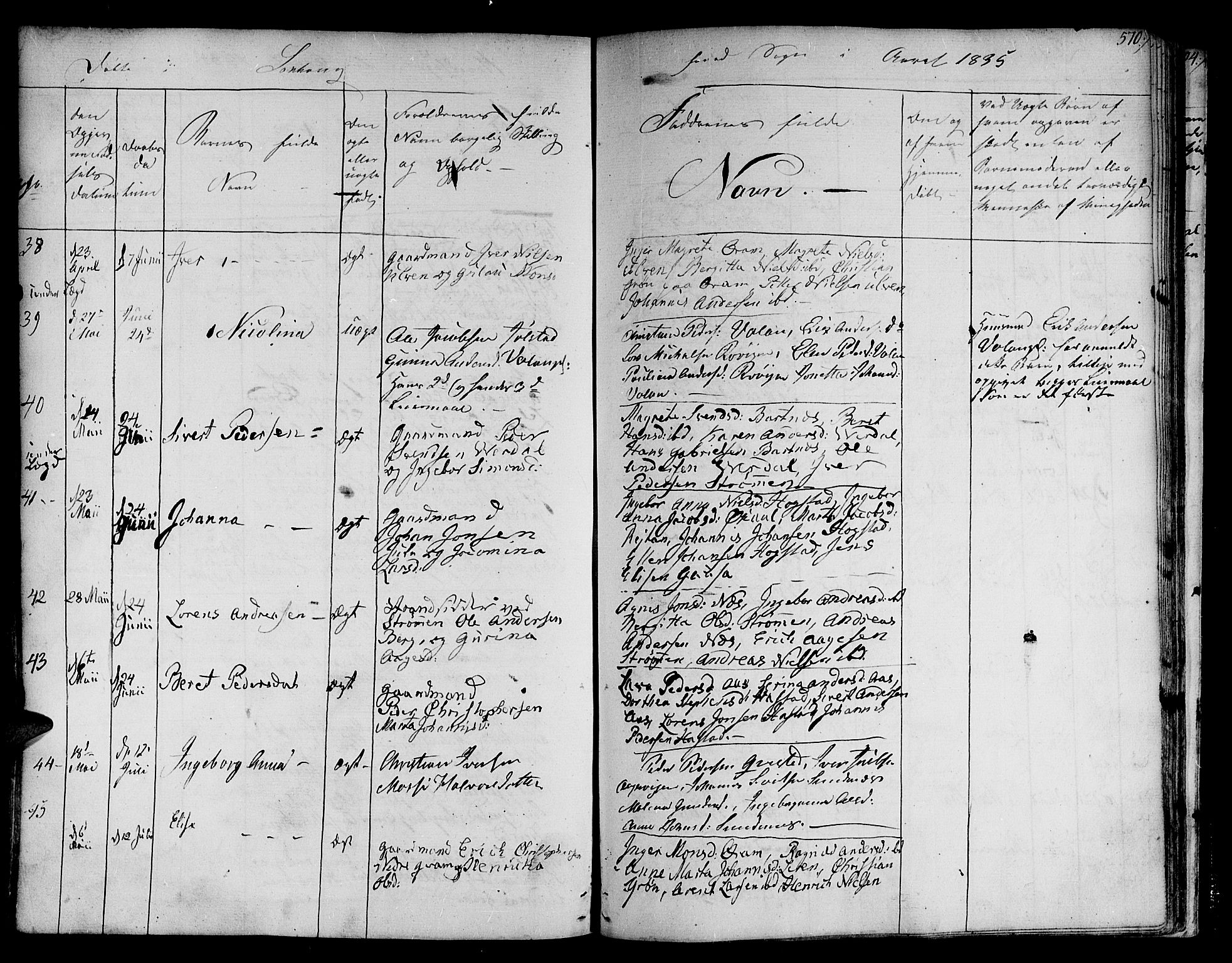 Ministerialprotokoller, klokkerbøker og fødselsregistre - Nord-Trøndelag, SAT/A-1458/730/L0277: Ministerialbok nr. 730A06 /1, 1830-1839, s. 570