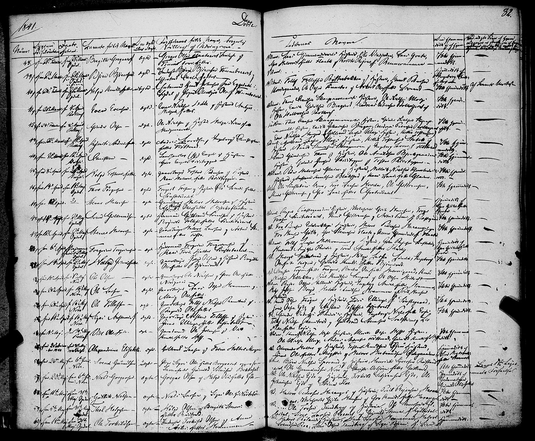 Rollag kirkebøker, AV/SAKO-A-240/F/Fa/L0007: Ministerialbok nr. I 7, 1828-1847, s. 82