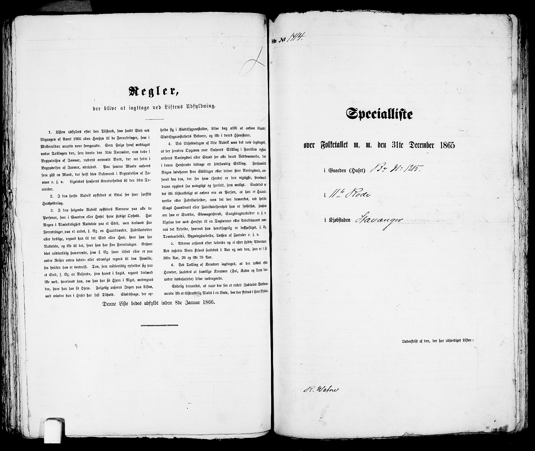 RA, Folketelling 1865 for 1103 Stavanger kjøpstad, 1865, s. 2862