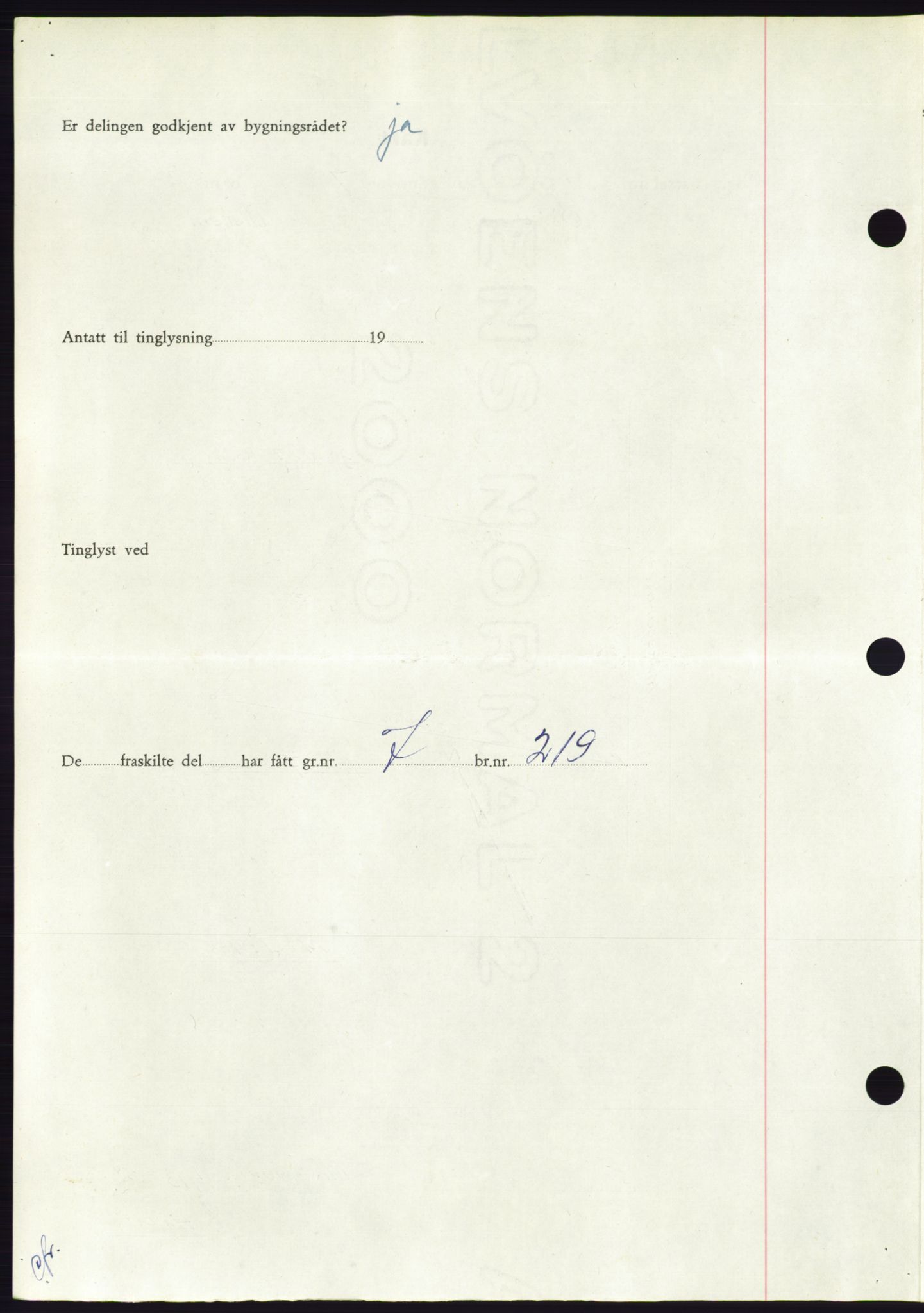 Søre Sunnmøre sorenskriveri, AV/SAT-A-4122/1/2/2C/L0090: Pantebok nr. 16A, 1951-1951, Dagboknr: 1788/1951