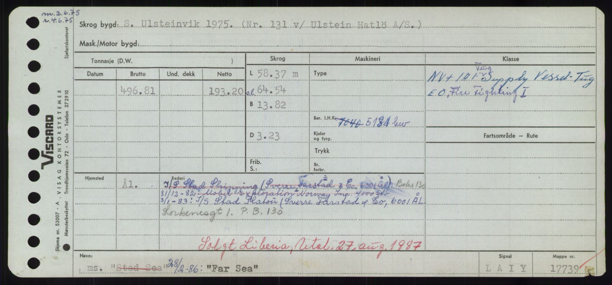 Sjøfartsdirektoratet med forløpere, Skipsmålingen, RA/S-1627/H/Hd/L0010: Fartøy, F-Fjø, s. 161