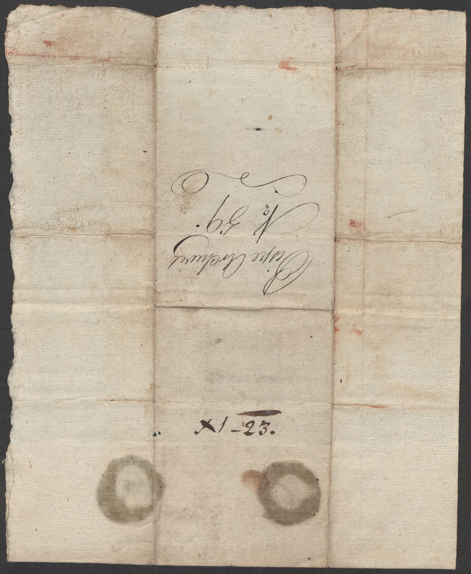 Riksarkivets diplomsamling, RA/EA-5965/F15/L0021: Prestearkiv - Vestfold, 1573-1858, s. 175