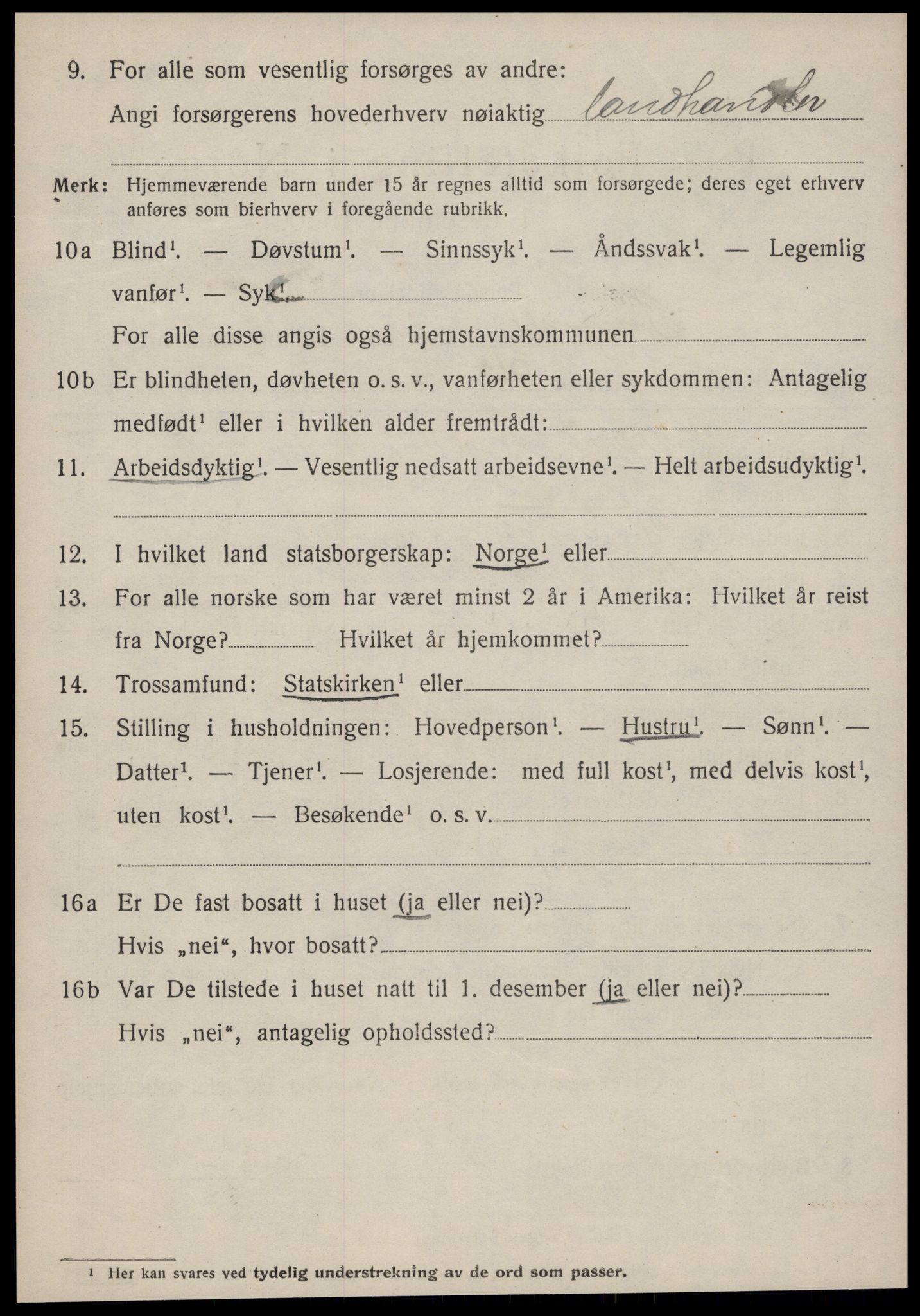 SAT, Folketelling 1920 for 1560 Tingvoll herred, 1920, s. 6473