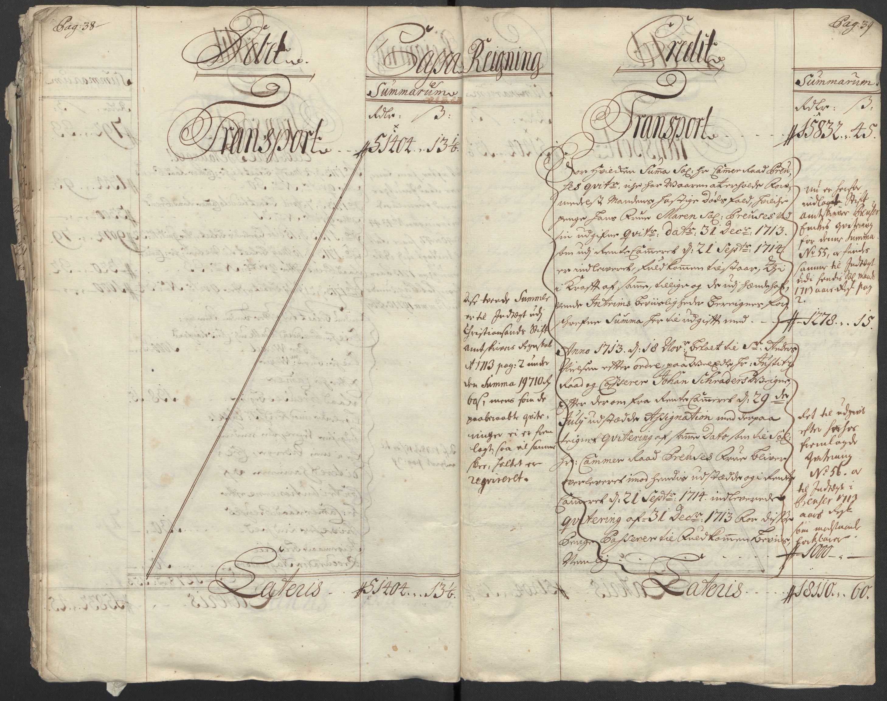 Rentekammeret inntil 1814, Reviderte regnskaper, Fogderegnskap, AV/RA-EA-4092/R36/L2124: Fogderegnskap Øvre og Nedre Telemark og Bamble, 1713, s. 22