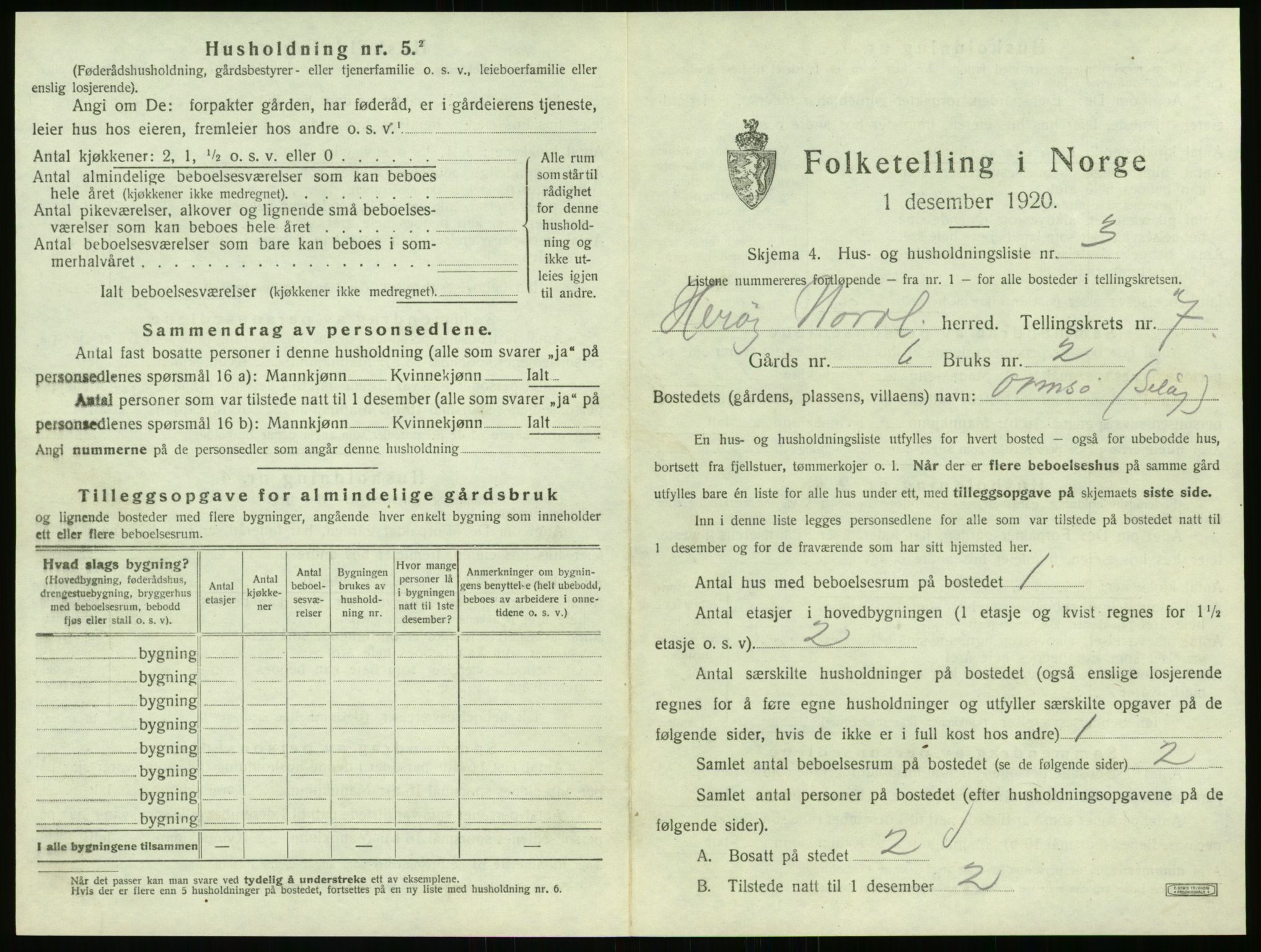 SAT, Folketelling 1920 for 1818 Herøy herred, 1920, s. 666