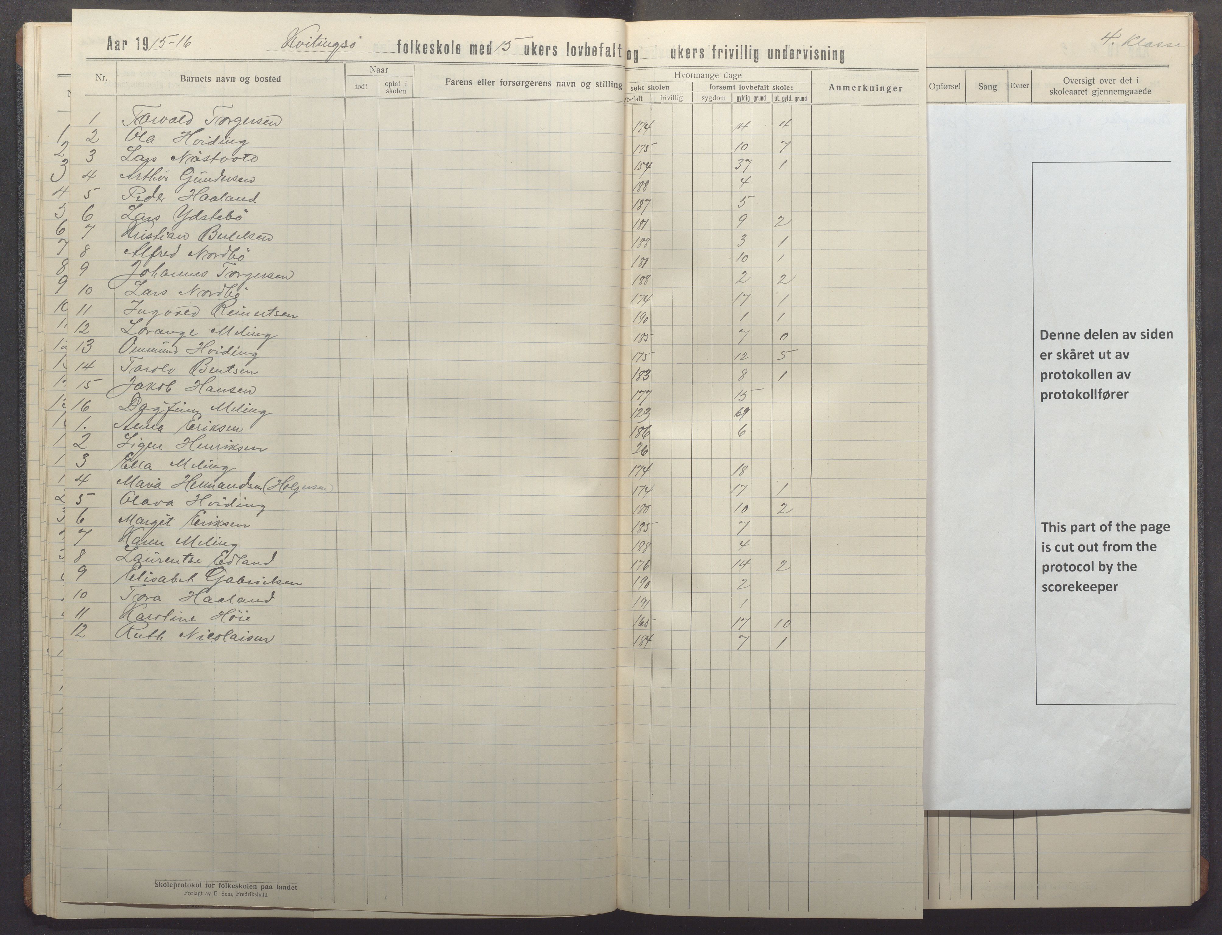 Kvitsøy kommune - Skolestyret, IKAR/K-100574/H/L0003: Skoleprotokoll, 1914-1922, s. 19