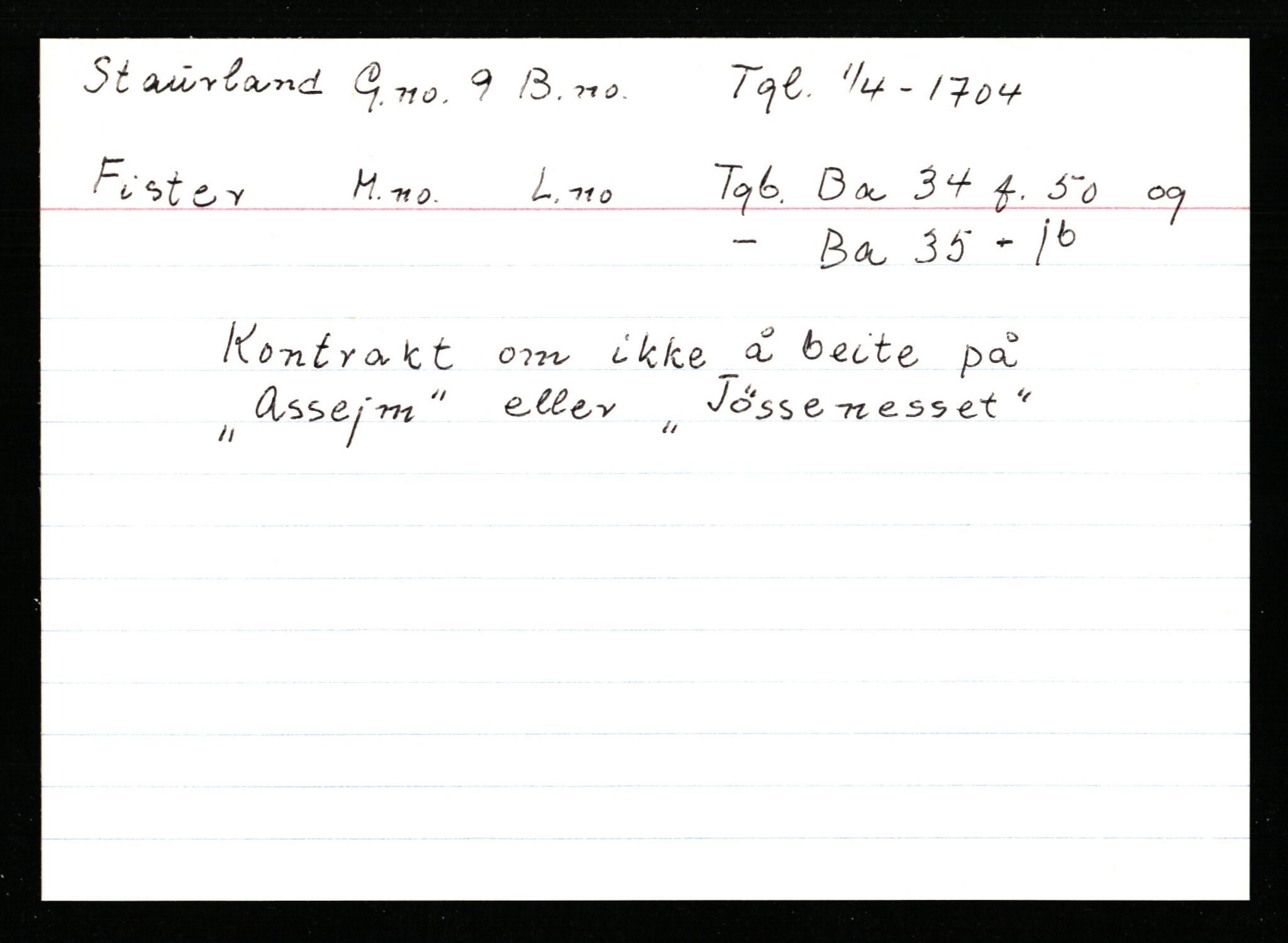Statsarkivet i Stavanger, AV/SAST-A-101971/03/Y/Ym/L0054: Åstedskort sortert etter gårdsnavn: Soleim - Stavneim, 1600-1950, s. 515