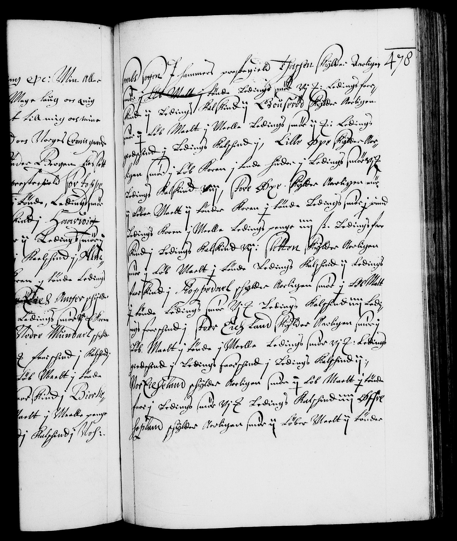 Danske Kanselli 1572-1799, RA/EA-3023/F/Fc/Fca/Fcaa/L0007: Norske registre (mikrofilm), 1648-1650, s. 478a