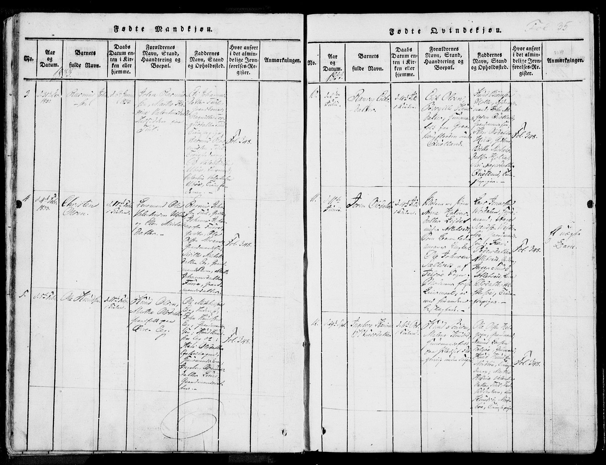 Nedstrand sokneprestkontor, SAST/A-101841/01/IV: Ministerialbok nr. A 7, 1816-1870