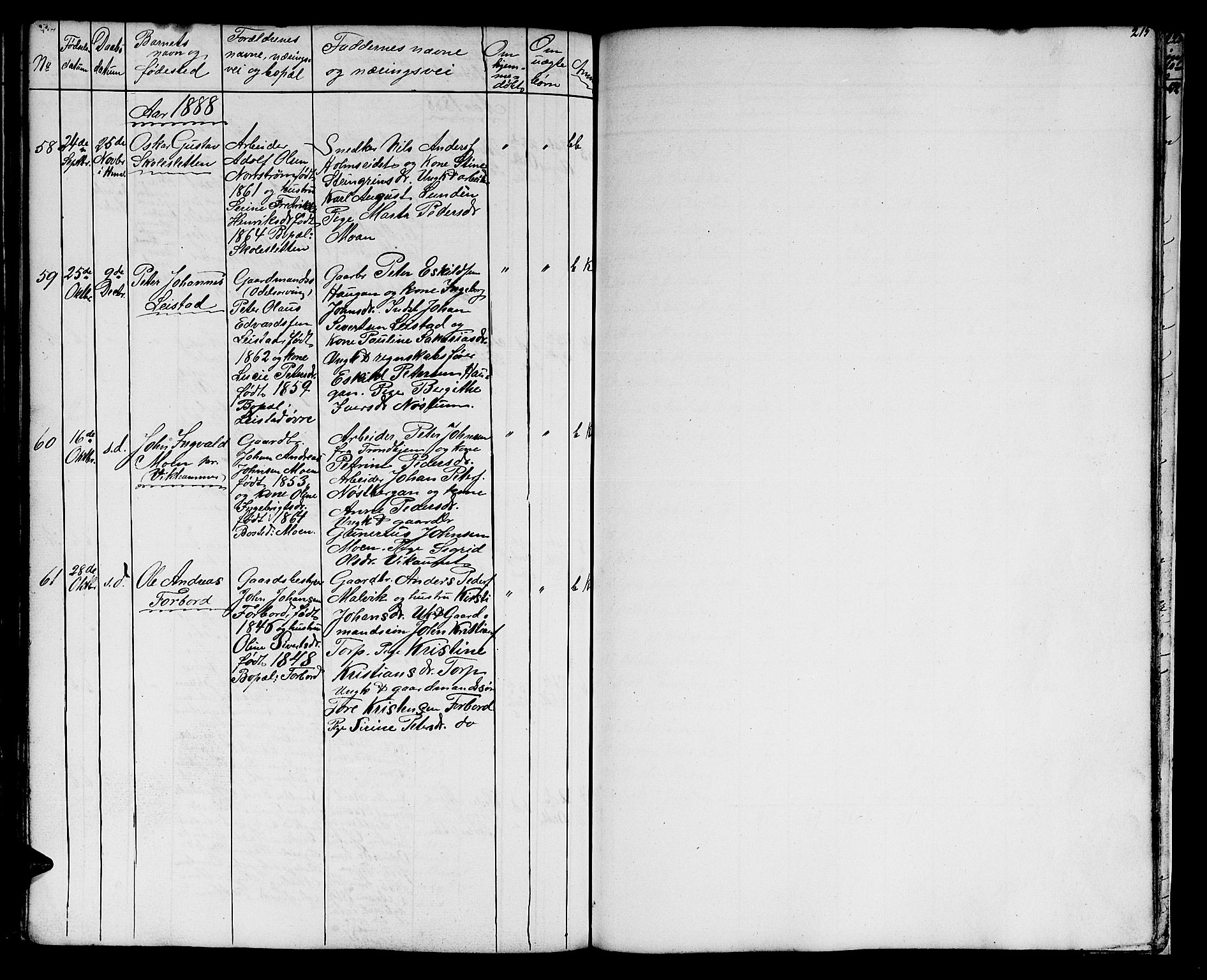 Ministerialprotokoller, klokkerbøker og fødselsregistre - Sør-Trøndelag, SAT/A-1456/616/L0422: Klokkerbok nr. 616C05, 1850-1888, s. 213