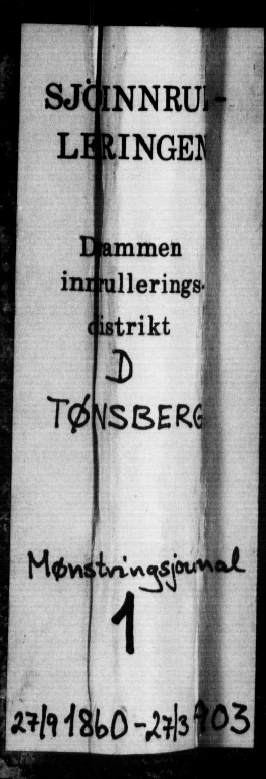 Tønsberg innrulleringskontor, AV/SAKO-A-786/H/Ha/L0001: Mønstringsjournal, 1860-1903, s. 1