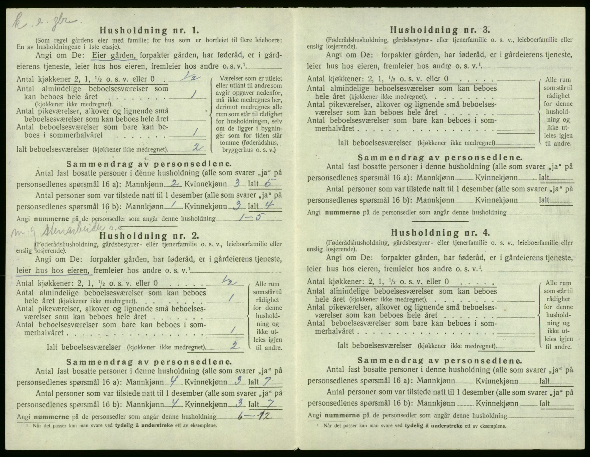 SAB, Folketelling 1920 for 1221 Stord herred, 1920, s. 204