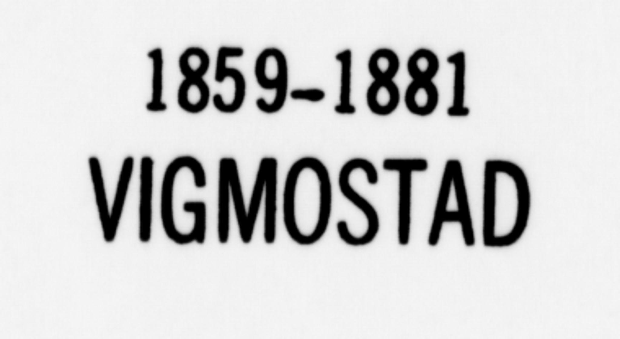 Nord-Audnedal sokneprestkontor, SAK/1111-0032/F/Fa/Fab/L0002: Ministerialbok nr. A 2, 1859-1882