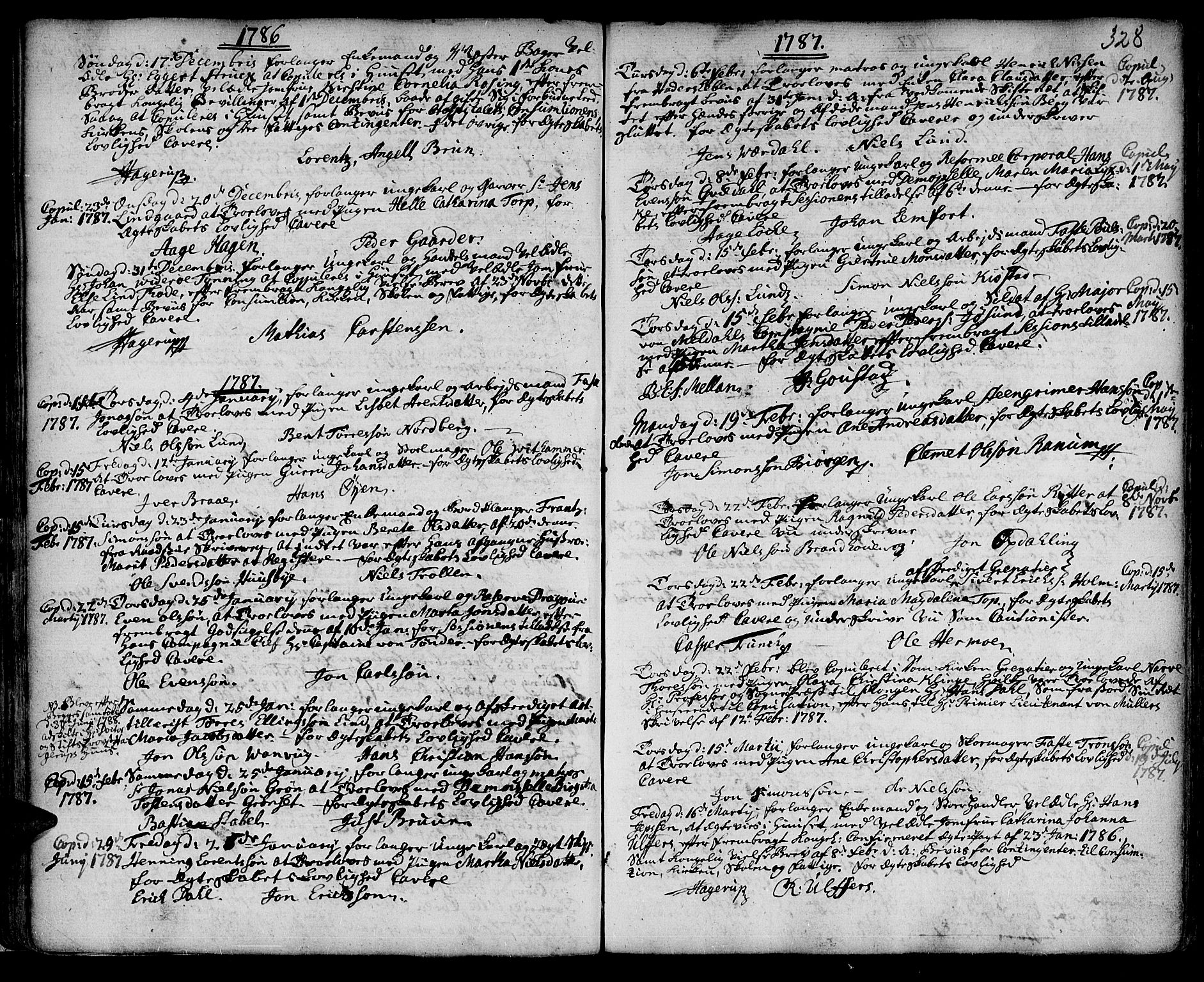 Ministerialprotokoller, klokkerbøker og fødselsregistre - Sør-Trøndelag, SAT/A-1456/601/L0038: Ministerialbok nr. 601A06, 1766-1877, s. 328
