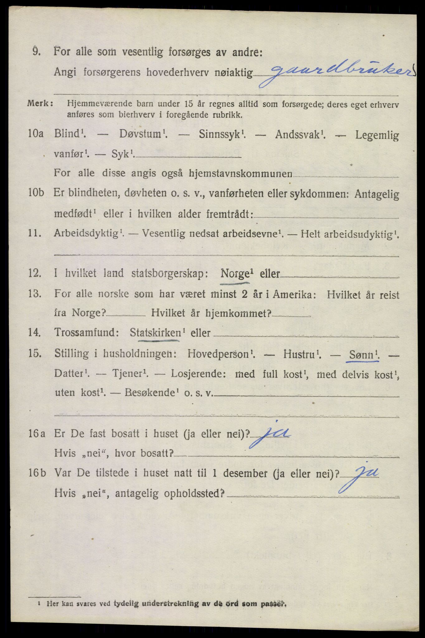 SAKO, Folketelling 1920 for 0719 Andebu herred, 1920, s. 2839