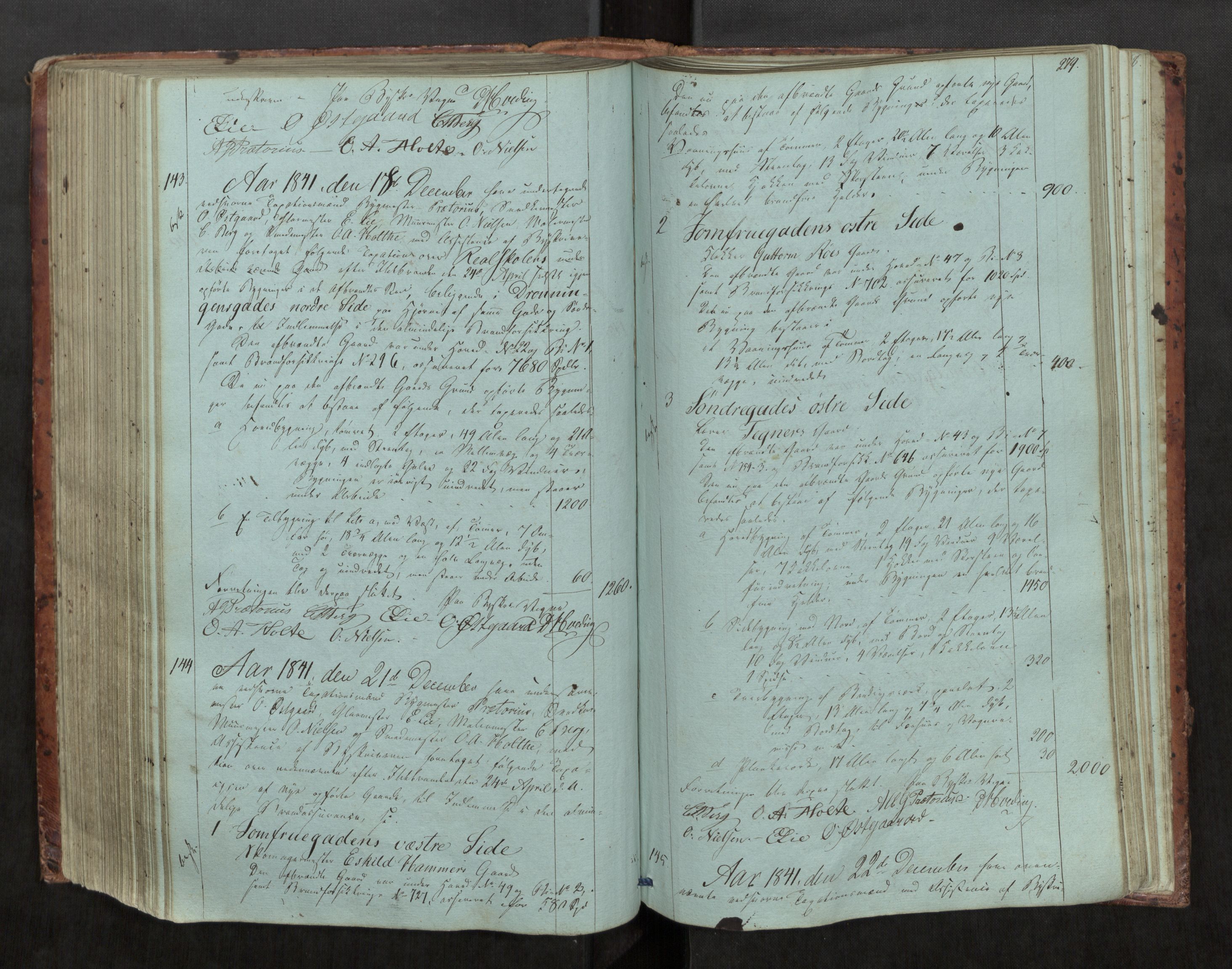 Norges Brannkasse Trondheim magistrat, AV/SAT-A-5590/Fa/L0013: Branntakstprotokoll K15, 1837-1842, s. 279