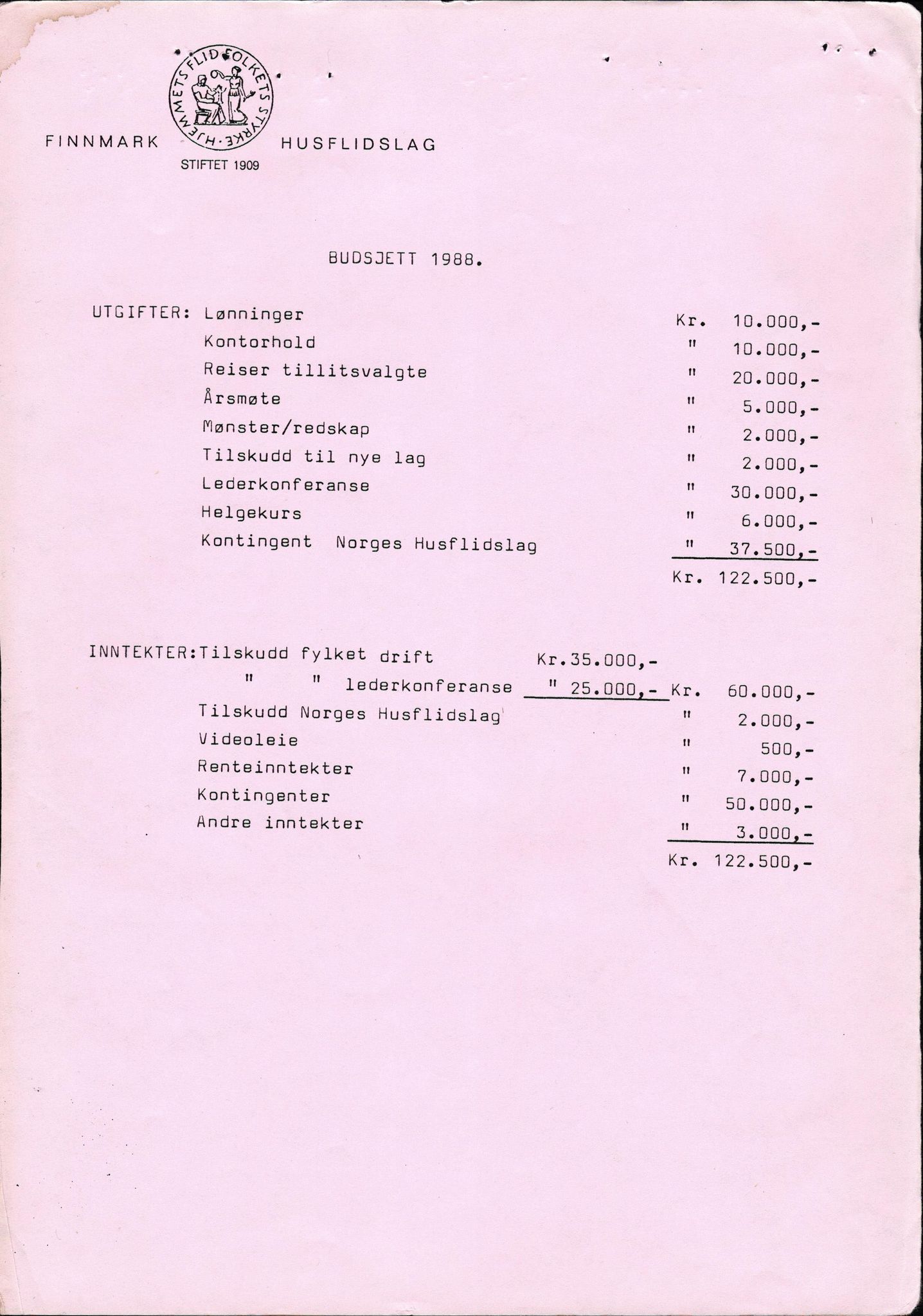 Finnmark Husflidslag, FMFB/A-1134/A/L0003: Møtebok, 1983-1994, s. 174