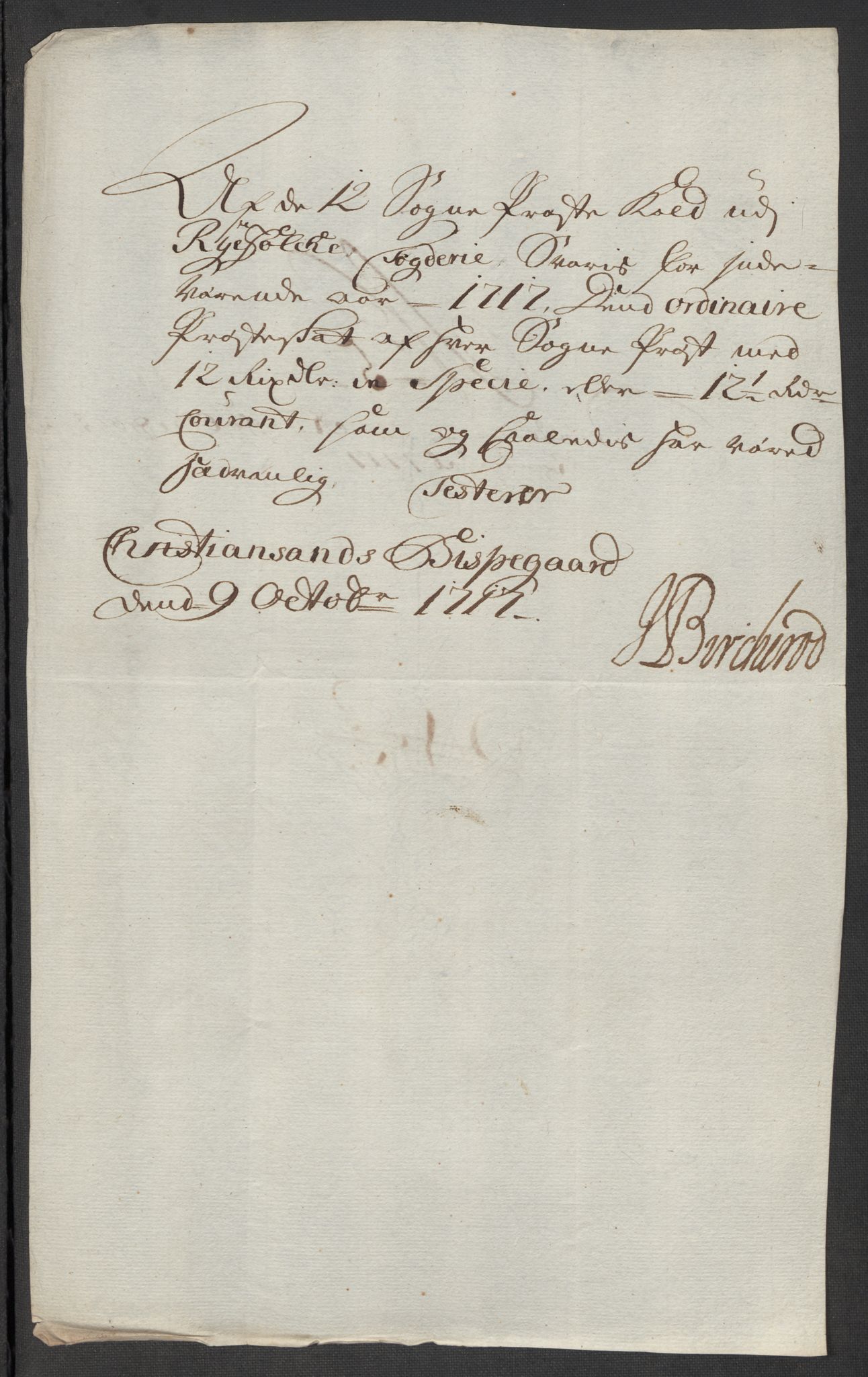 Rentekammeret inntil 1814, Reviderte regnskaper, Fogderegnskap, RA/EA-4092/R47/L2870: Fogderegnskap Ryfylke, 1717, s. 86