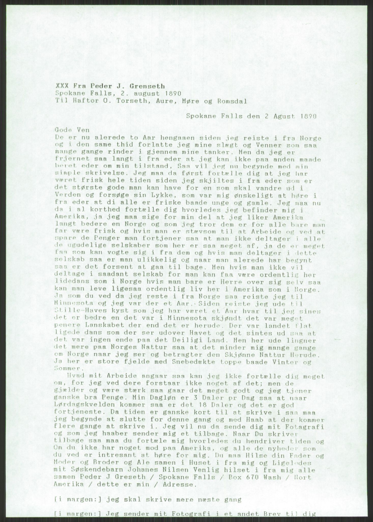 Samlinger til kildeutgivelse, Amerikabrevene, AV/RA-EA-4057/F/L0033: Innlån fra Sogn og Fjordane. Innlån fra Møre og Romsdal, 1838-1914, s. 663